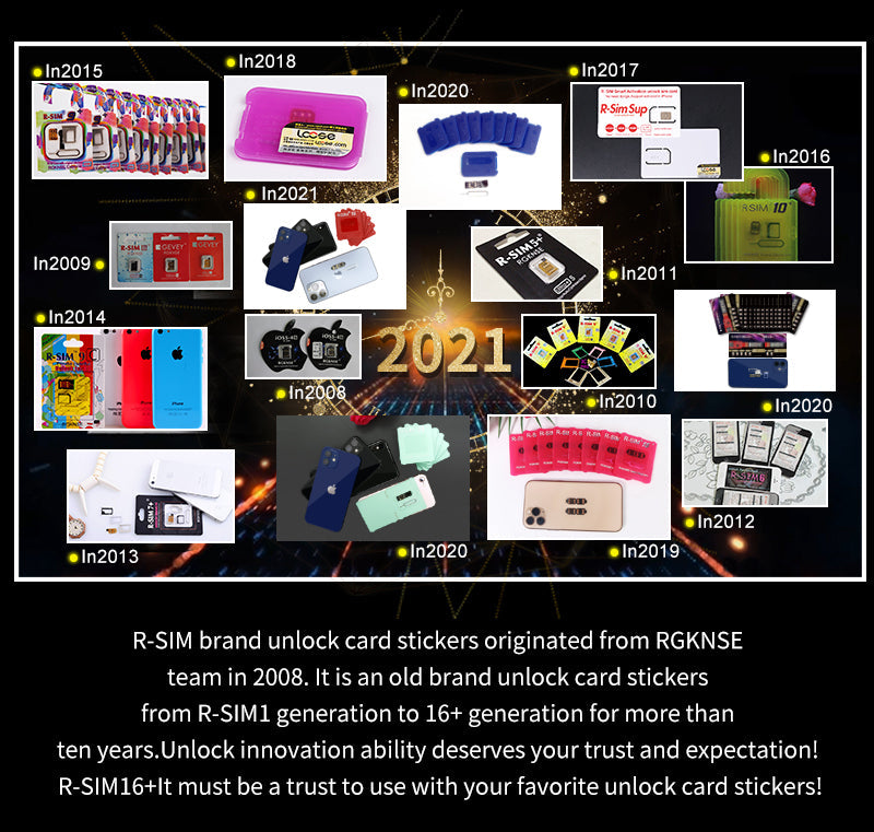 Tarjeta RSIM de desbloqueo Nano R-SIM 16+ para iPhone 13 Pro 12 PRO MAX XS XR 8 IOS 15