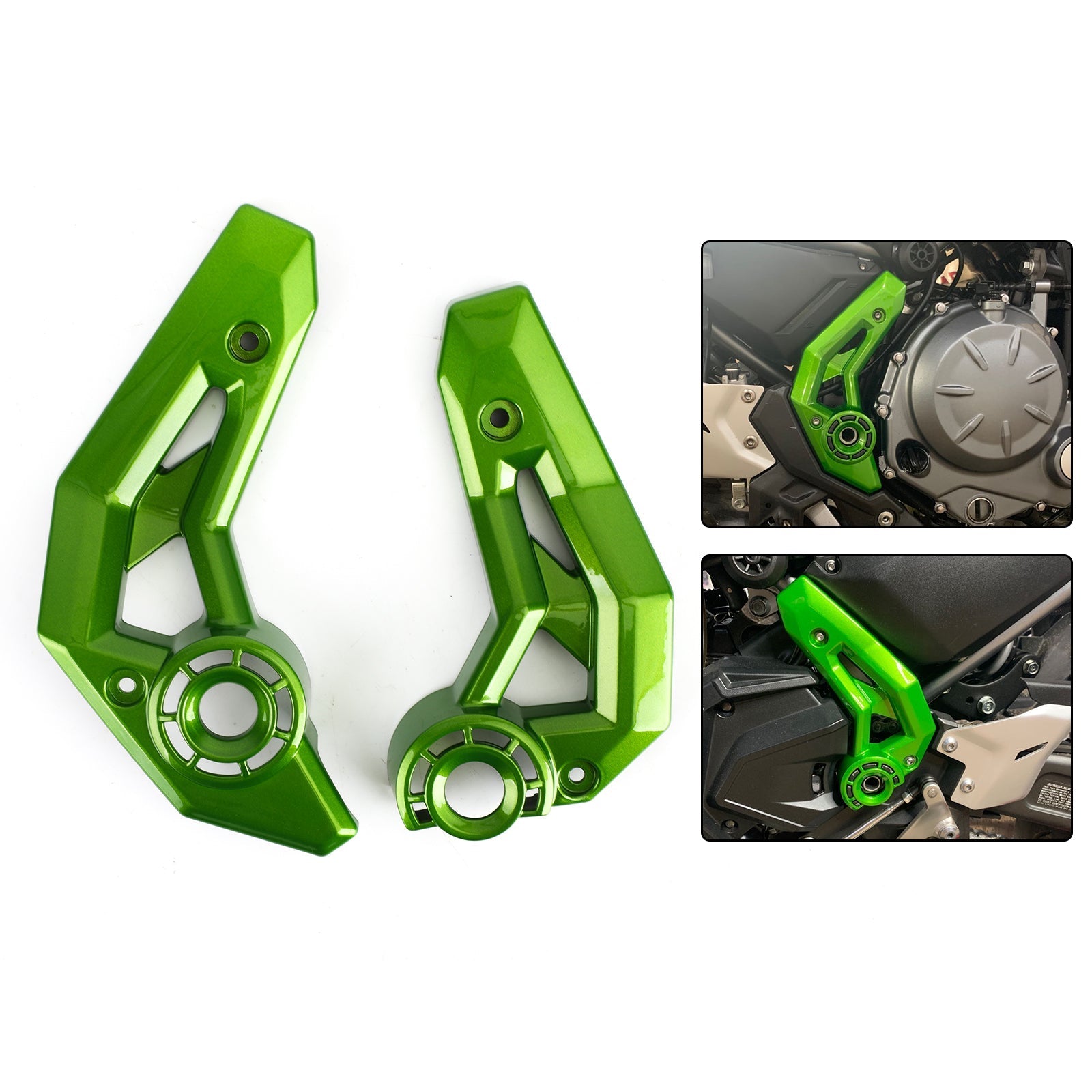 Carénage de protection latérale de cadre de moto pour Kawasaki Z650 Ninja 650 2017-2020 générique