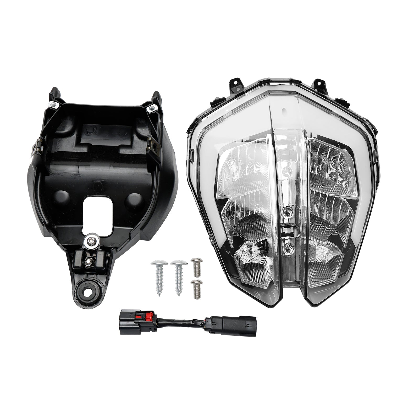 KTM Duke 390 2018-2019 Ajovalojen lippulaiva suojavartijagrilli LED-muovi