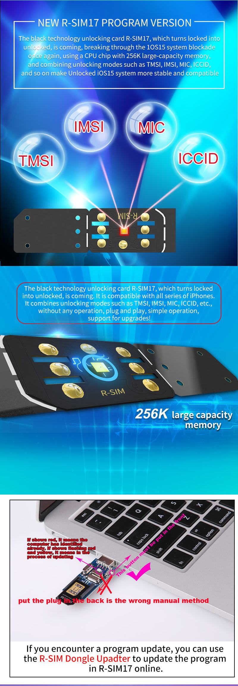 Actualice la tarjeta de desbloqueo RSIM 17 Nano para iPhone 13 Pro 12 Pro Max X XS Max 8 IOS 15