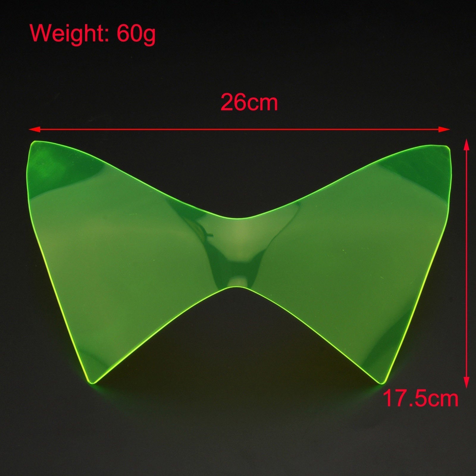 Zaščitnik sprednjega žarometa leče, primernega za Kawasaki Z250 Z300 Z800 13-16 generični dim