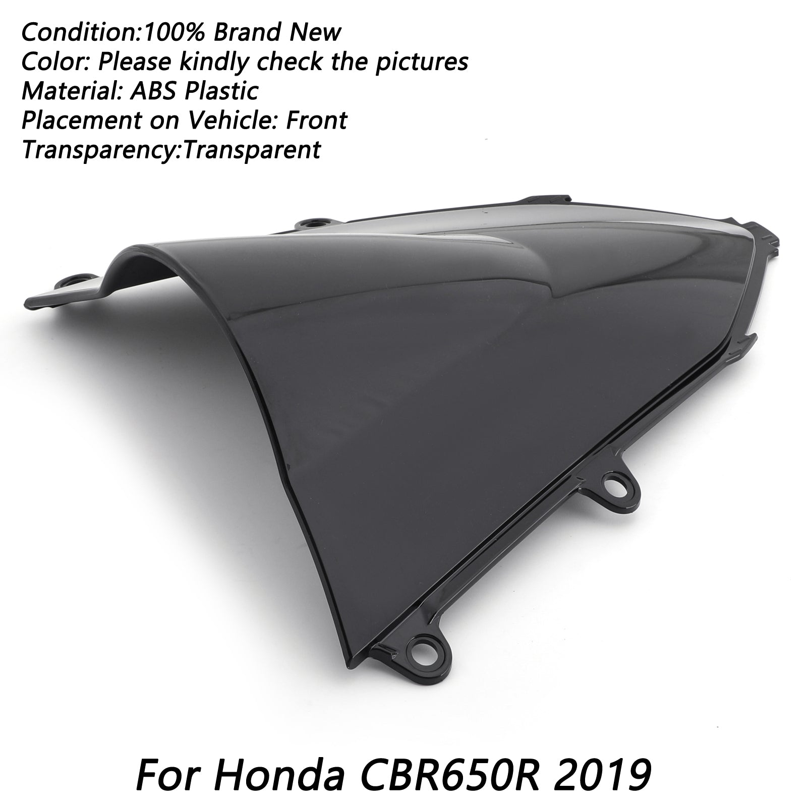 Parabrezza parabrezza per Honda CBR650R CBR 650 R 2019 Generico