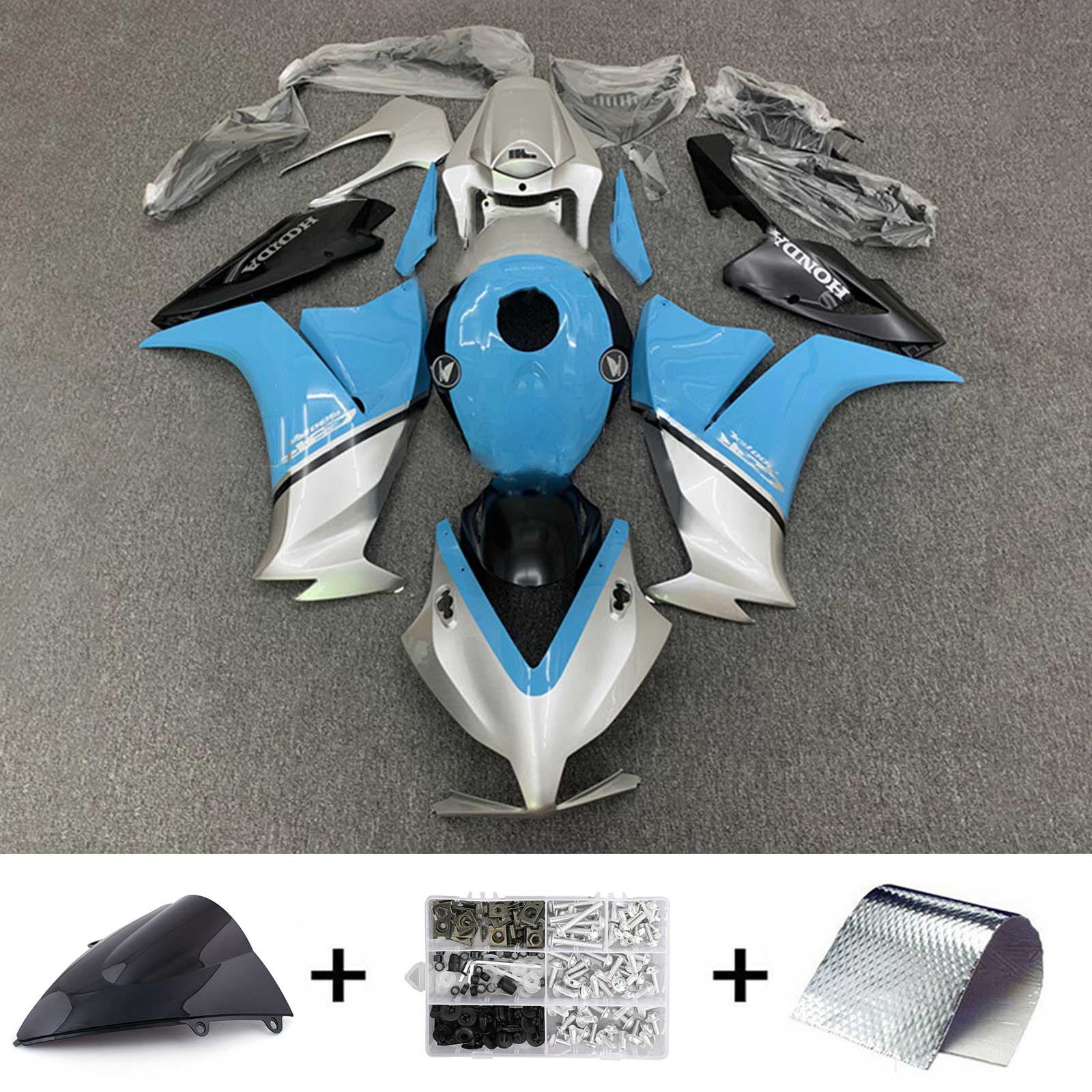 Amotopart Honda CBR1000RR 2012-2016 ABS muovinen korin suojasarja