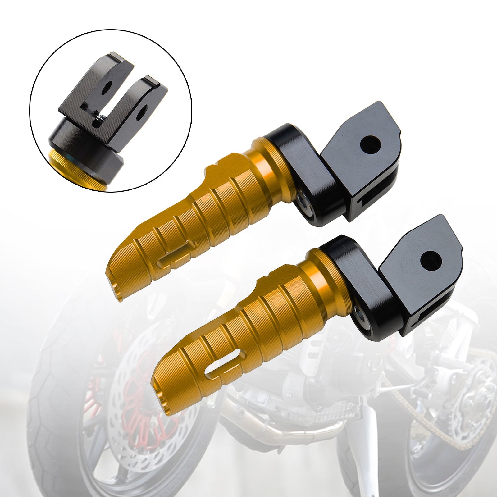 Estriberas delanteras Estriberas para DUCATI MONSTER 821 937 950 1100/S/EVO 1200/S/R