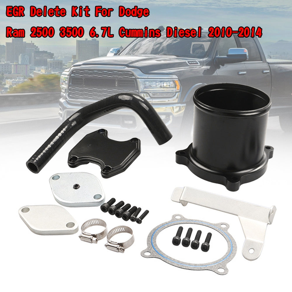 2010-2014 Dodge Ram 2500 3500 6.7L Cummins Diesel Kit de suppression EGR avec papillon des gaz Fedex Express