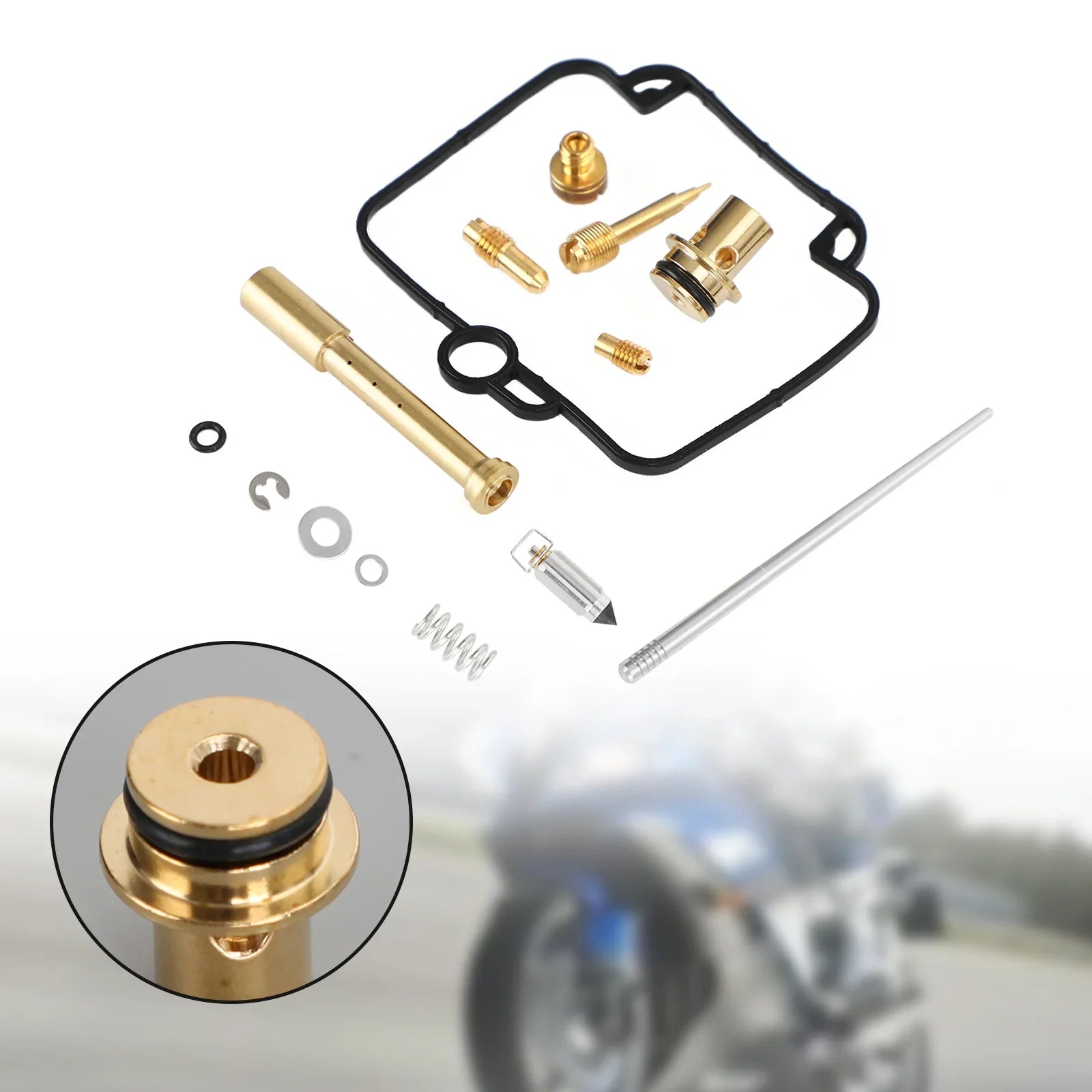Kit de reconstrucción de carburador para Yamaha Grizzly 600 YFM600 1998-2001 18-9387 genérico