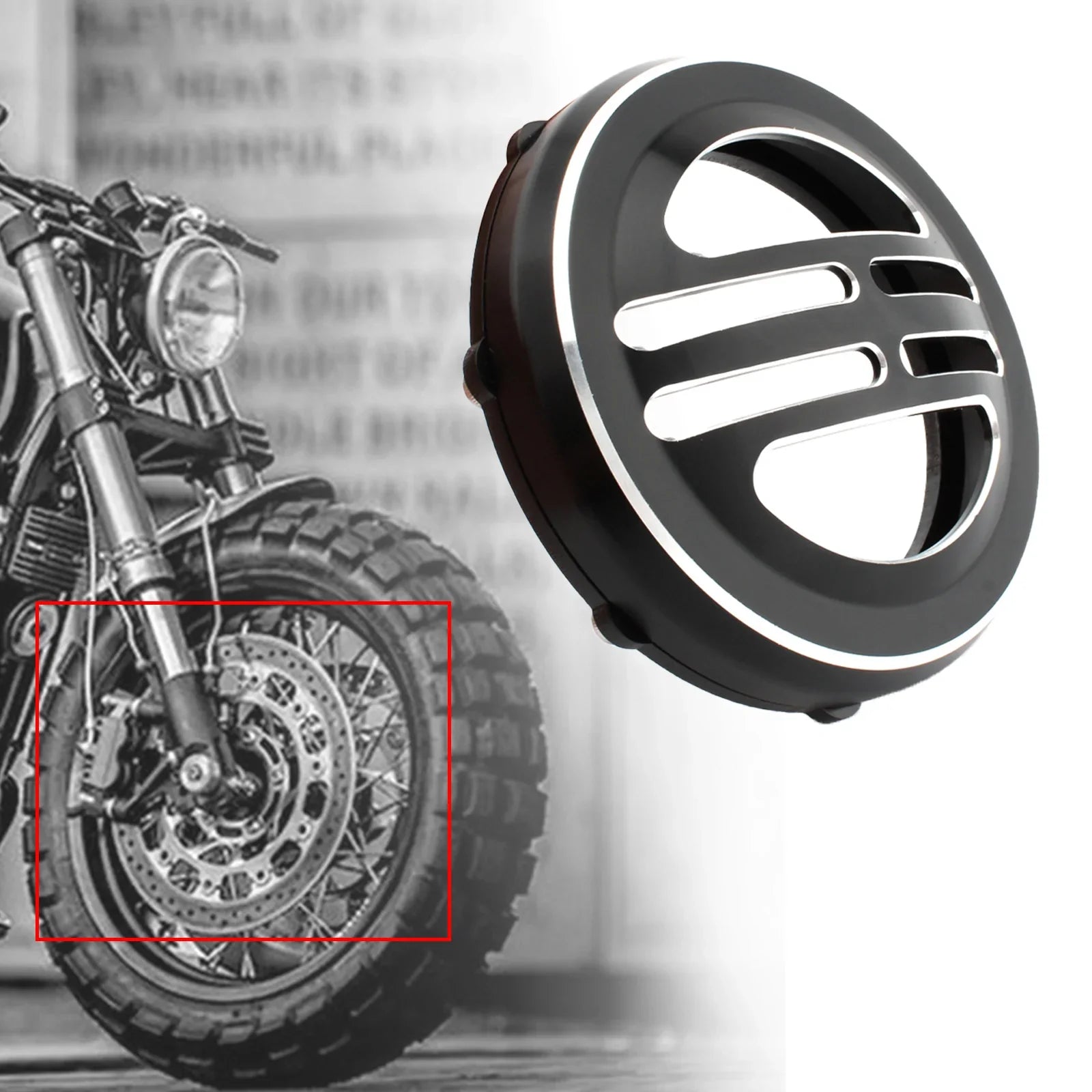 Copertura Klaxon Copertura decorativa universale per Bobber T120 T100 Street Twin Generic
