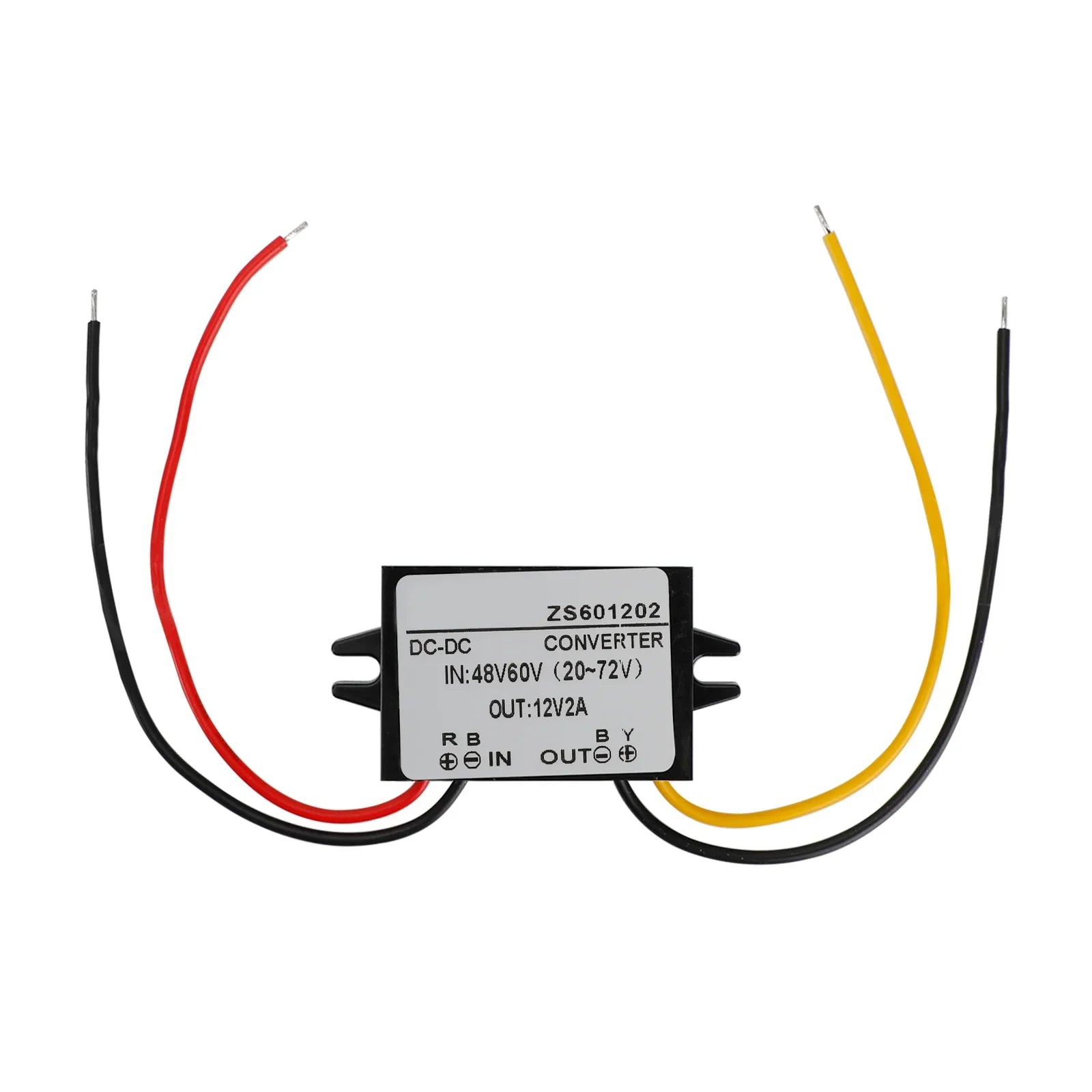 Convertisseur DC-DC étanche 60V abaisseur à 12V Module d'alimentation de voiture