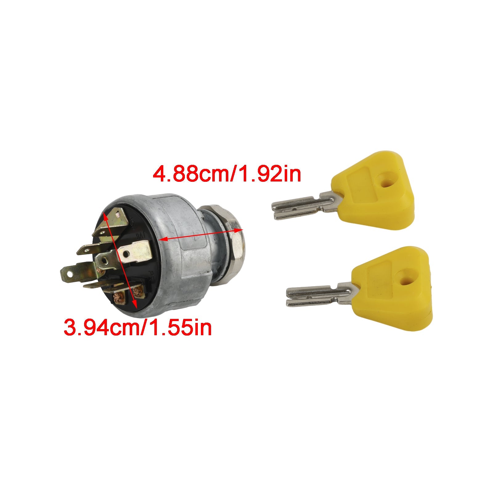 7004147 Adatto all'interruttore di accensione del carrello elevatore Clark 2368655 2782017