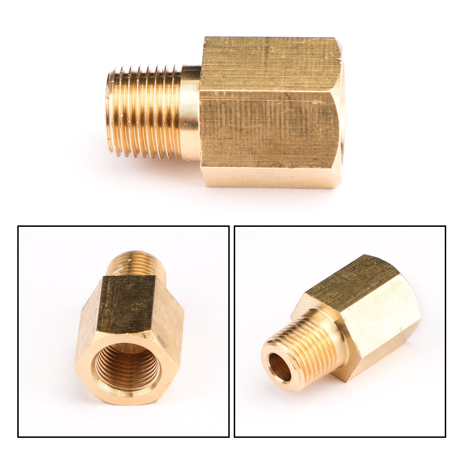 1/8 NPT vrouwelijk naar 1/8 BSPT mannelijk adapter Gauge sensor draad oliedruk algemene adapter