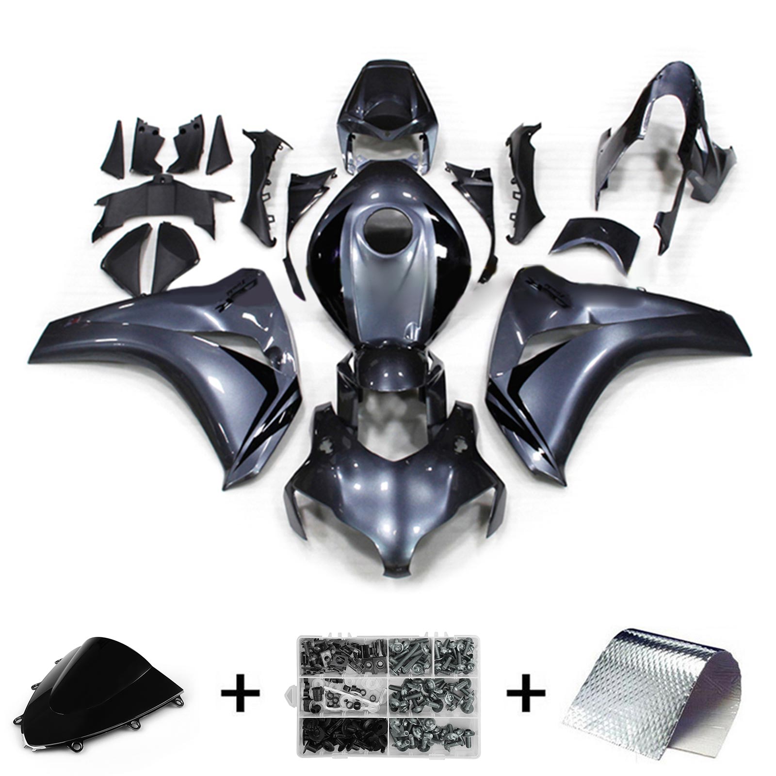 Amotopart Honda CBR1000RR 2008-2011 ABS muovinen korin suojasarja