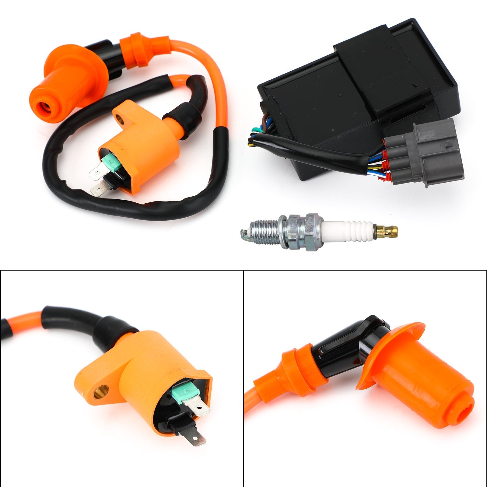 Bobine d'allumage Bougie d'allumage CDI pour Honda FourTrax 300 TRX300 TRX300FW 1998-2000 Générique