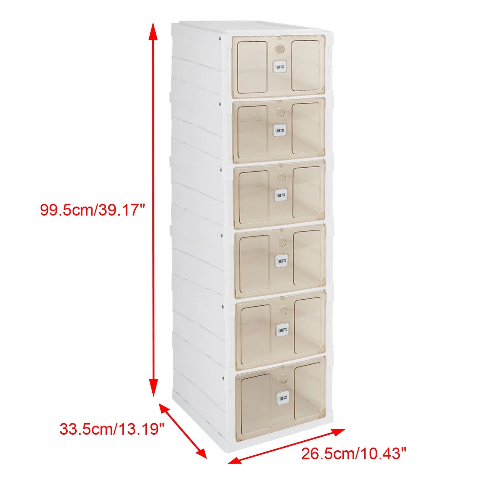 2 do 9 par szuflad z szufladami bez instalacji dla butów z plastikową ramą