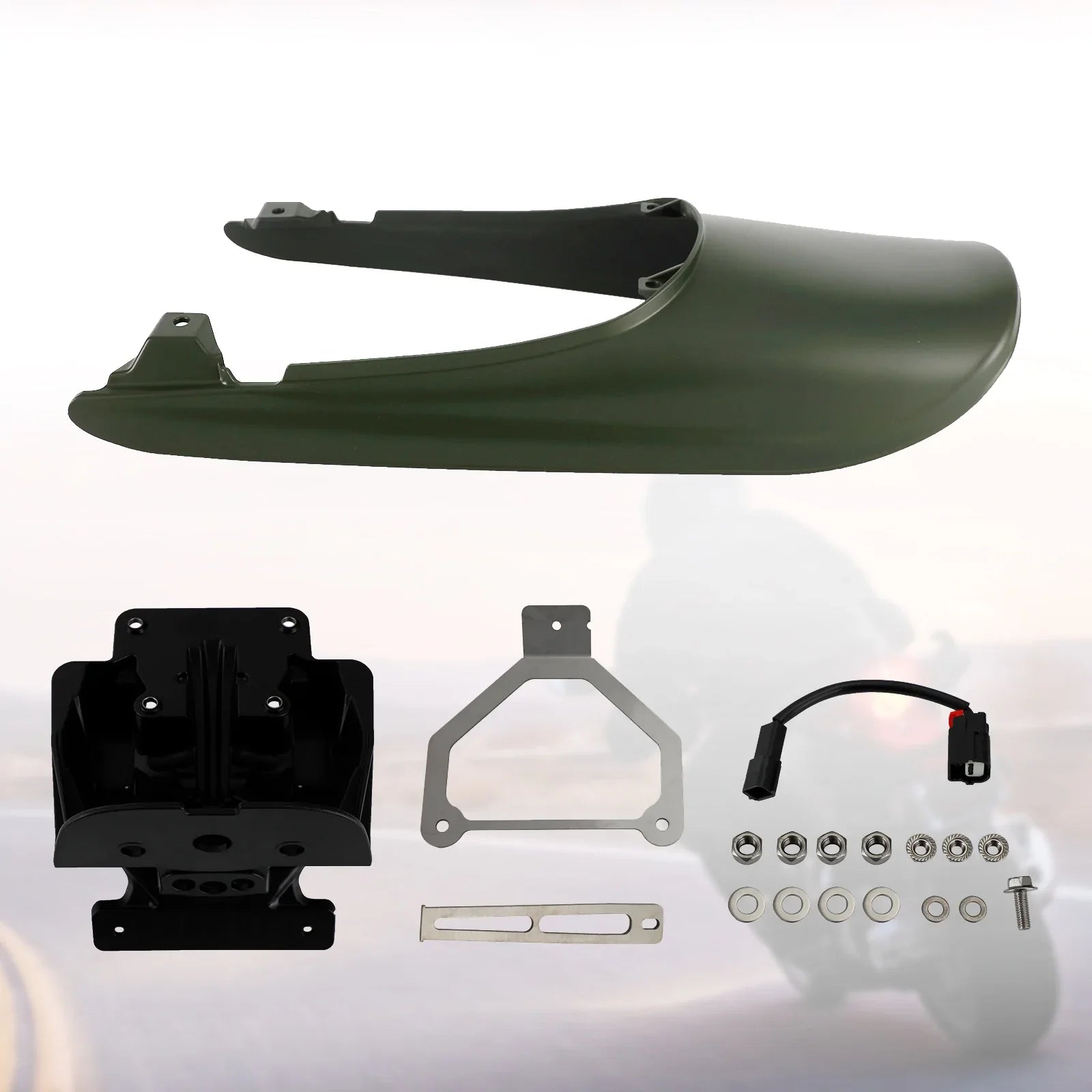 Kawasaki Z900RS 2018-2022 Ogon Fairing + Obsługa tablicy rejestracyjnej