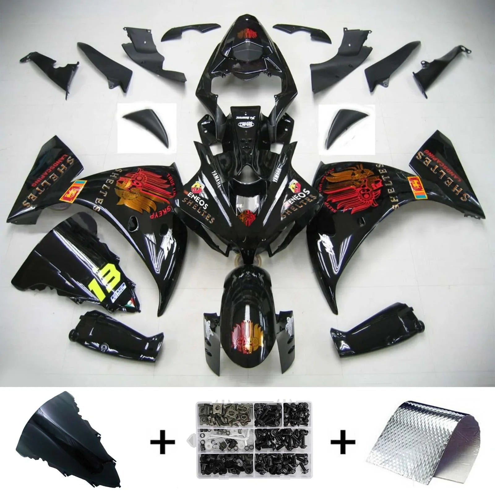 Zestaw owiewek Amotopart do Yamaha YZF 1000 R1 2009-2011 ogólny