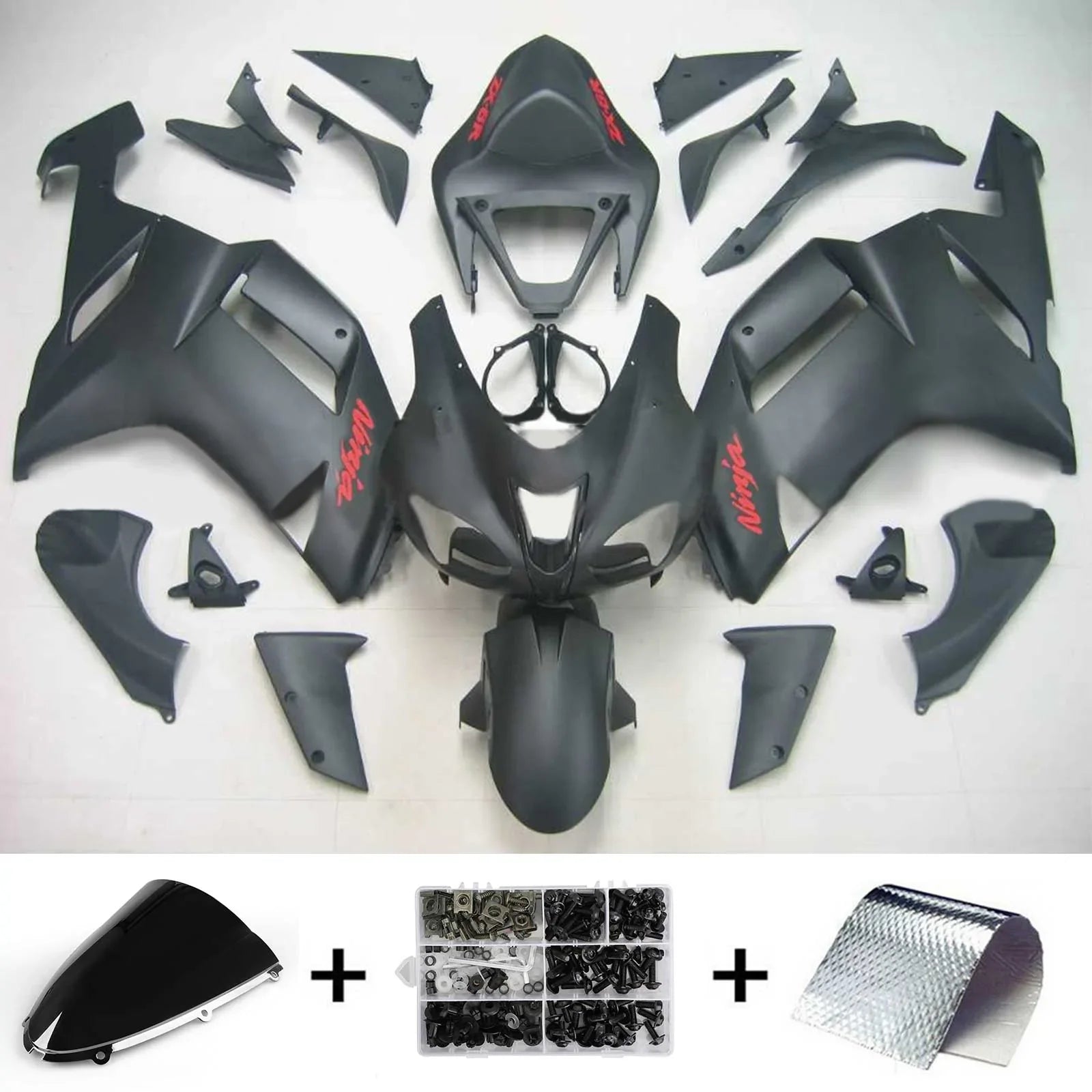 Amotopart kuipset voor Kawasaki ZX6R 636 2007-2008 generiek