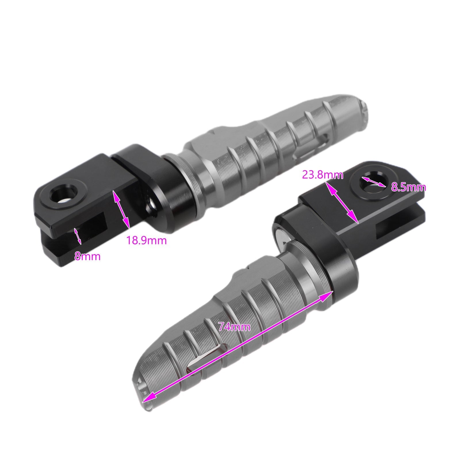 Poggiapiedi davanti a poggiapiedi per Aprilia RSV4 Factory 2009-2022 Tuono 660 2021-2022 Generico