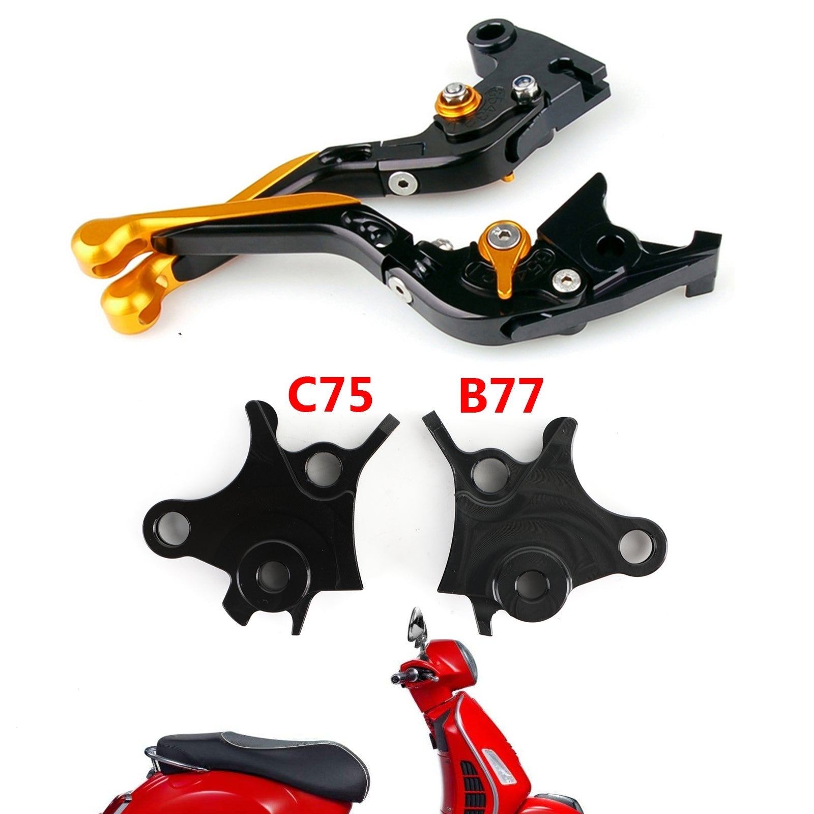 Zavorna ročica dolge motociklistične sklopke, primerna za BMW R1200GS Adventure (LC) 2014-2018 Generic