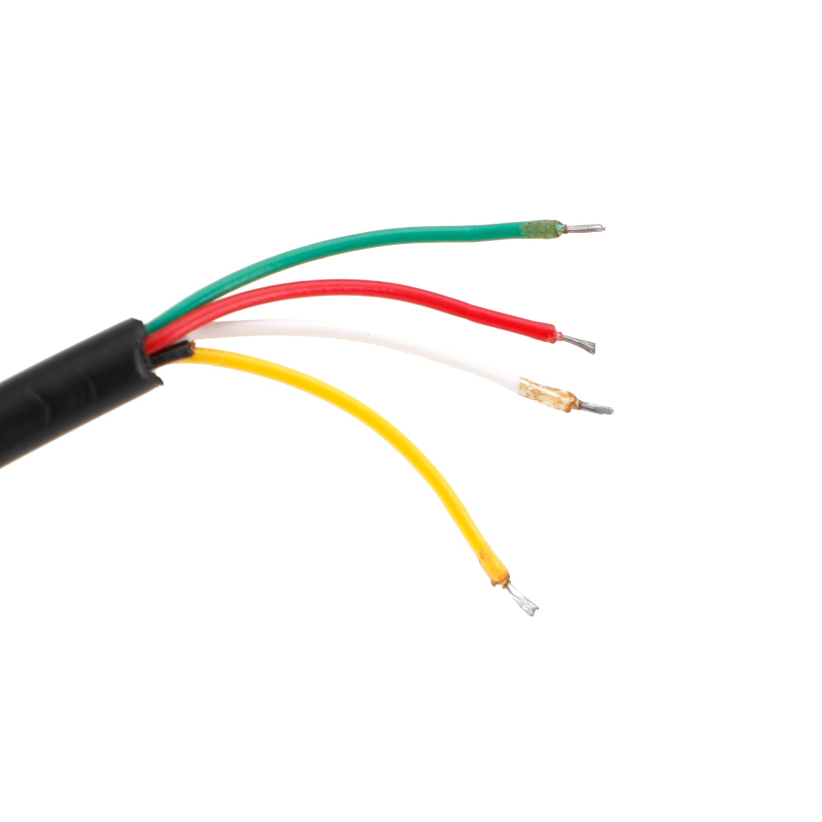 Línea de cable de micrófono de altavoz de 4 cables para radio Yaesu VX120 HX290 HX400IS EVX-S24 FT270R