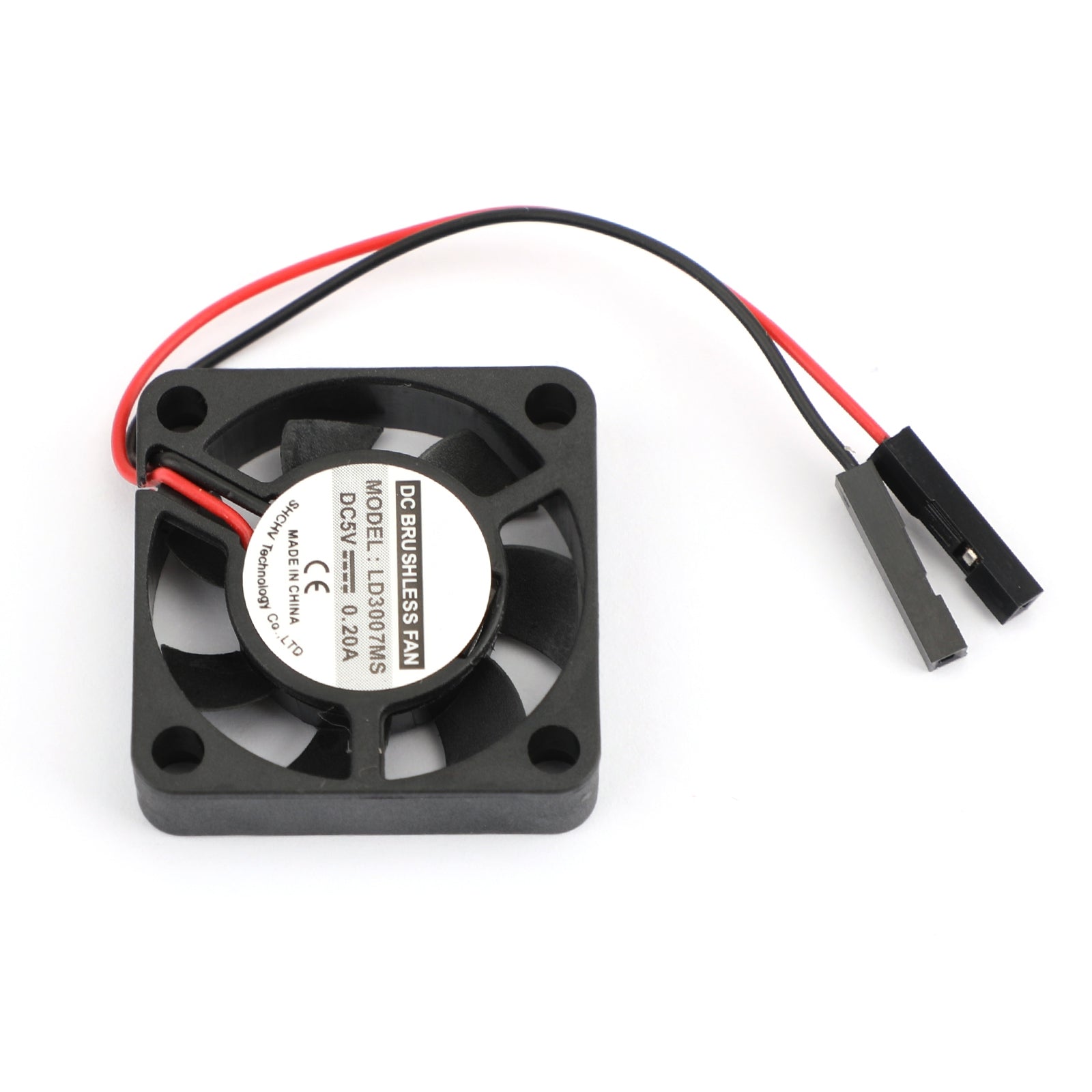 Ventilador de refrigeración radiante de 2 pines, 30MM x 30MM, 3007, 5V, para Raspberry Pi 3, modelo B, 4B, 2B B