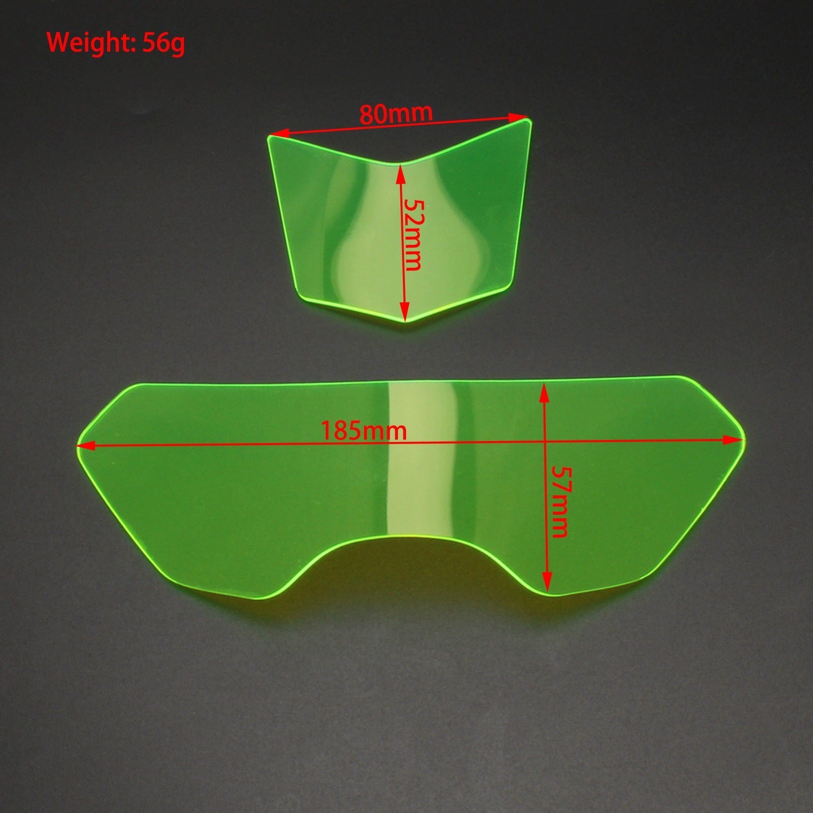 Yamaha MT-15 M-Slaz M Slaz 16-18 Generic Smoke Front Lighthouse -linssin suojaaminen
