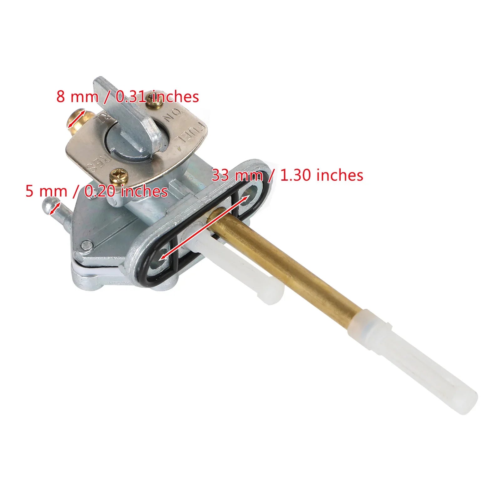 Válvula de grifo de combustible para tanque de gasolina, llave de purga para Suzuki DR-Z400S 00-19 DR-Z400SM 05-21 genérico