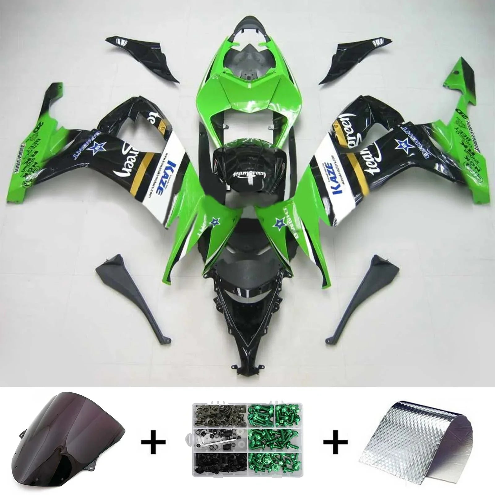 Amotopart kuipset voor Kawasaki ZX10R 2008-2010 Generiek