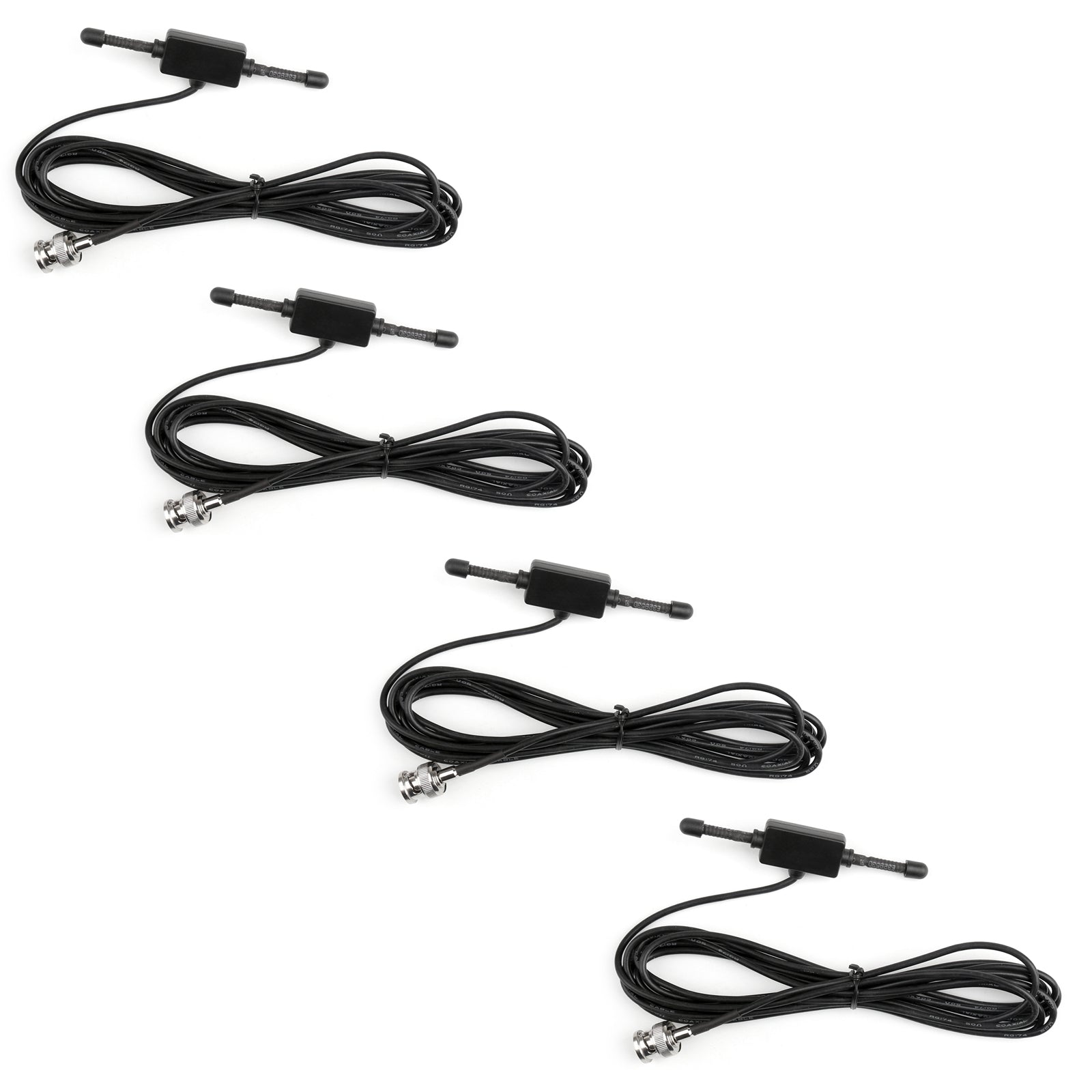 Antenne de scanner pour Uniden Motorola Radio BNC Glass Mount 4" Mobile Full Band