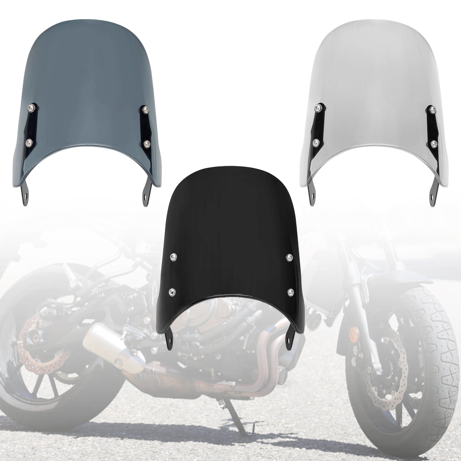 Spew -tuulilasi mukautettu Yamaha XSR 700 900 Honda CB400 CB1100 CB1300