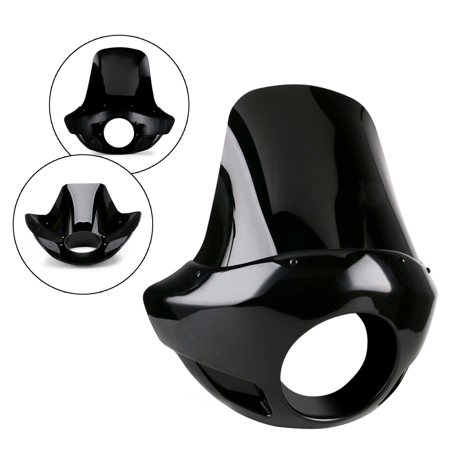 Forcelle da 35 mm a 49 mm La maggior parte dei fari da 5,75" Parabrezza Dyna Copertura faro