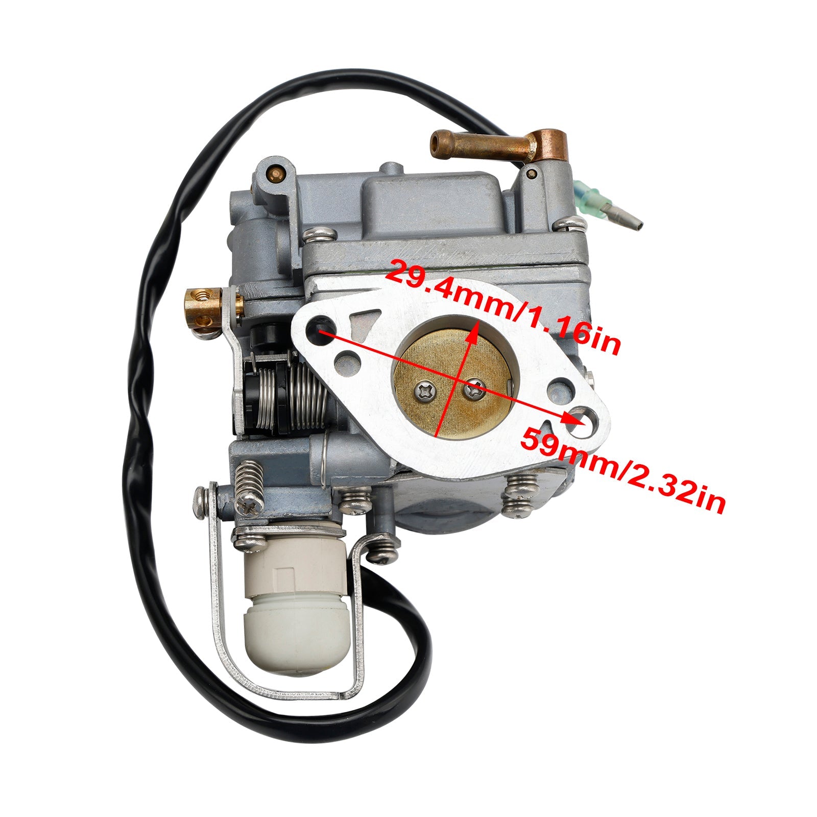 Carb Carburateur Geschikt voor Yamaha F20C 4 Takt 20HP 6AH-14301-20