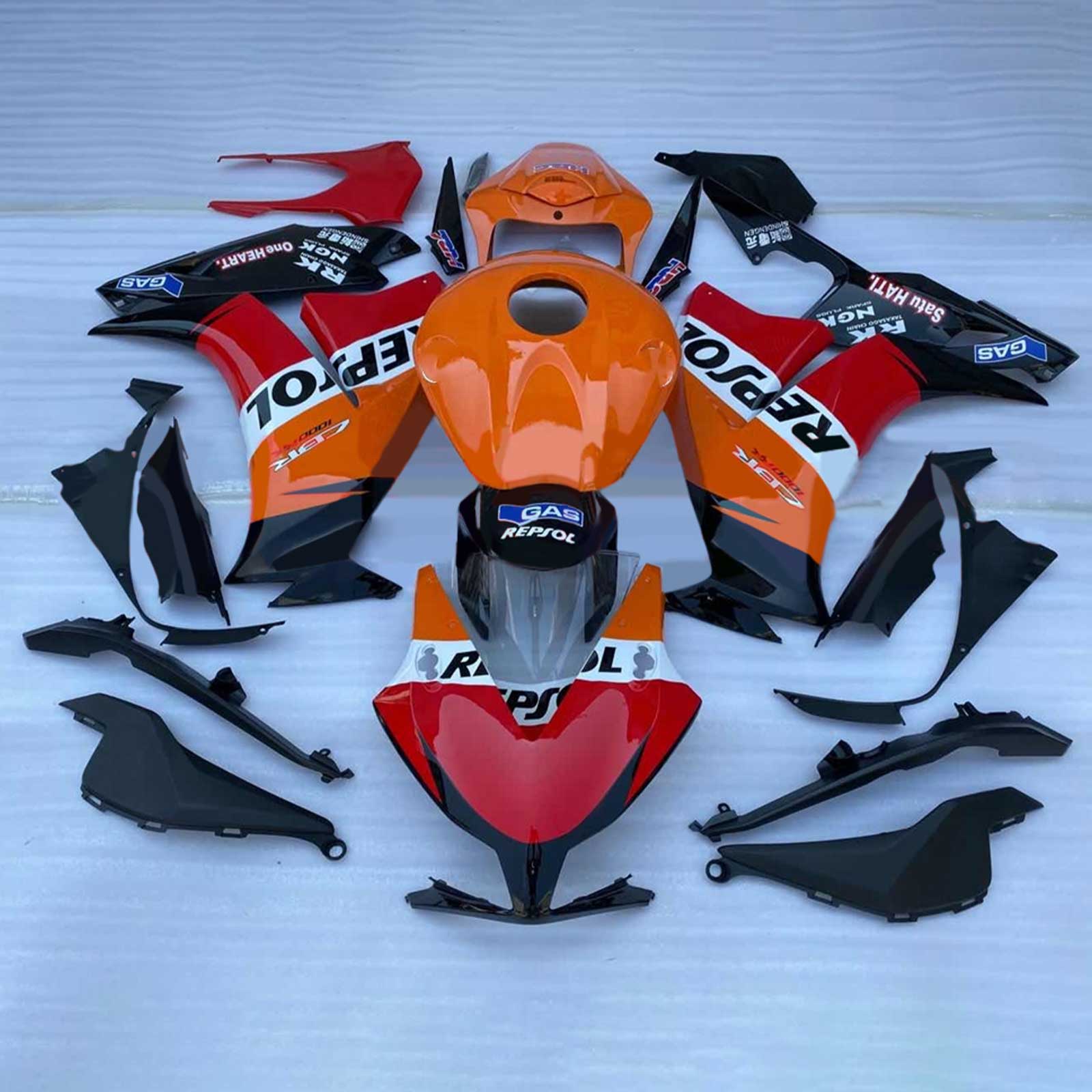 Amotopart Honda CBR1000RR 2012-2016 ABS muovinen korin suojasarja