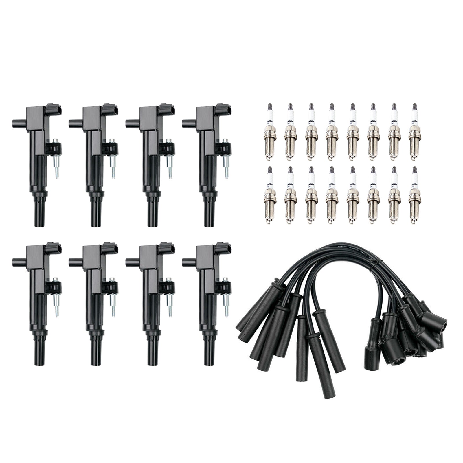 2008-2009 Chrysler Aspen Dodge Durango Jeep Order (XK) V8 4,7 L 8X vžig tuljava + sveča za vžig + UF601 Wire