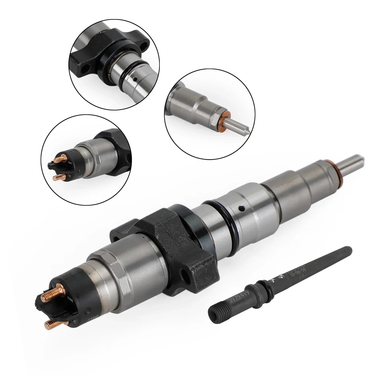 Dodge Ram 2500 2003-2004 Cummins 1 pezzi/6 pezzi Iniettore di carburante con rampa comune 0445120255 generico