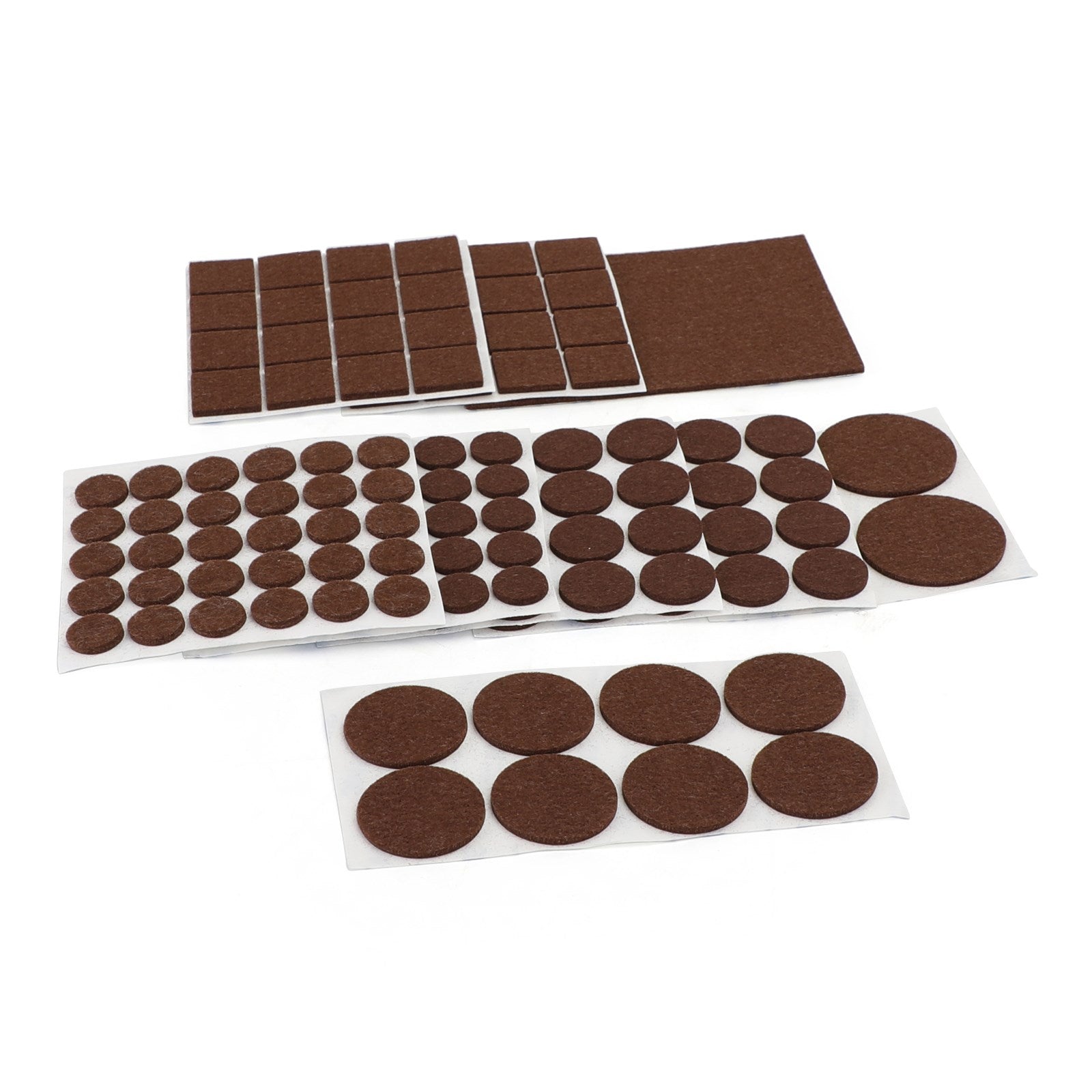 145 Uds. Almohadillas para muebles protectores de suelo para patas de silla almohadillas de fieltro suelos de madera dura