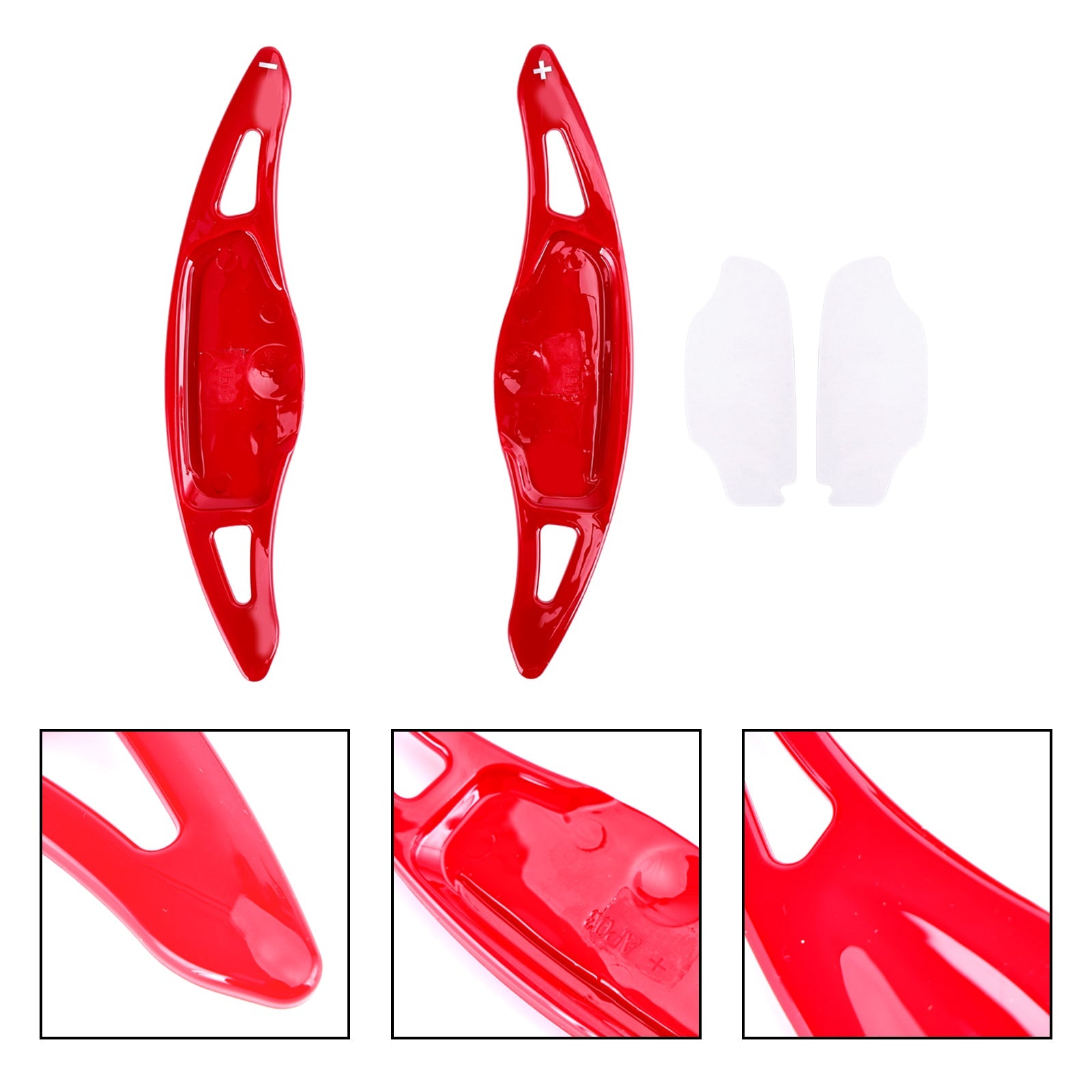 Kia Stinger 2018-2022 Czerwone przedłużenie manetki zmiany biegów w kierownicy