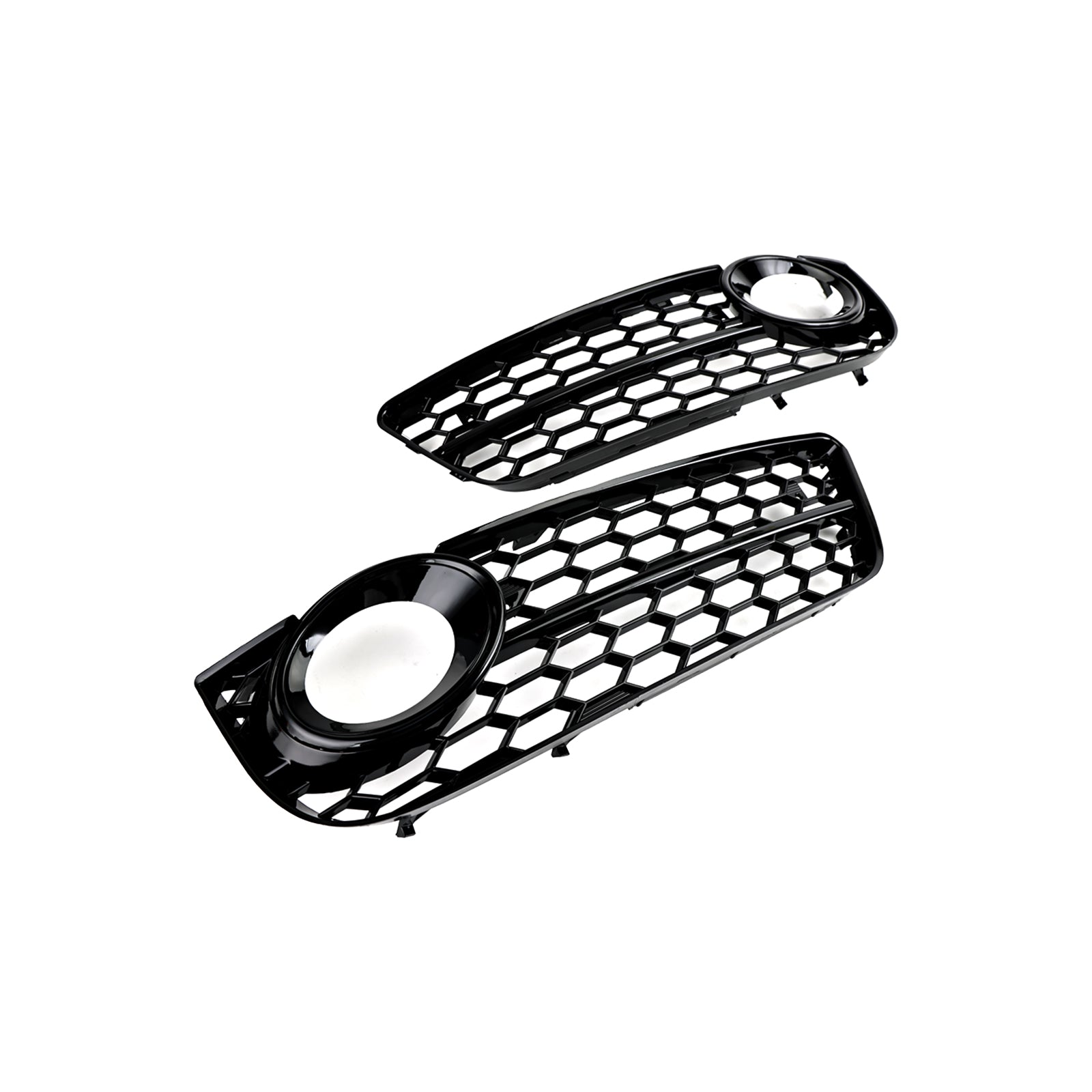 Audi A5 2007-2011 Paire Grille de protection antibrouillard avant en nid d'abeille