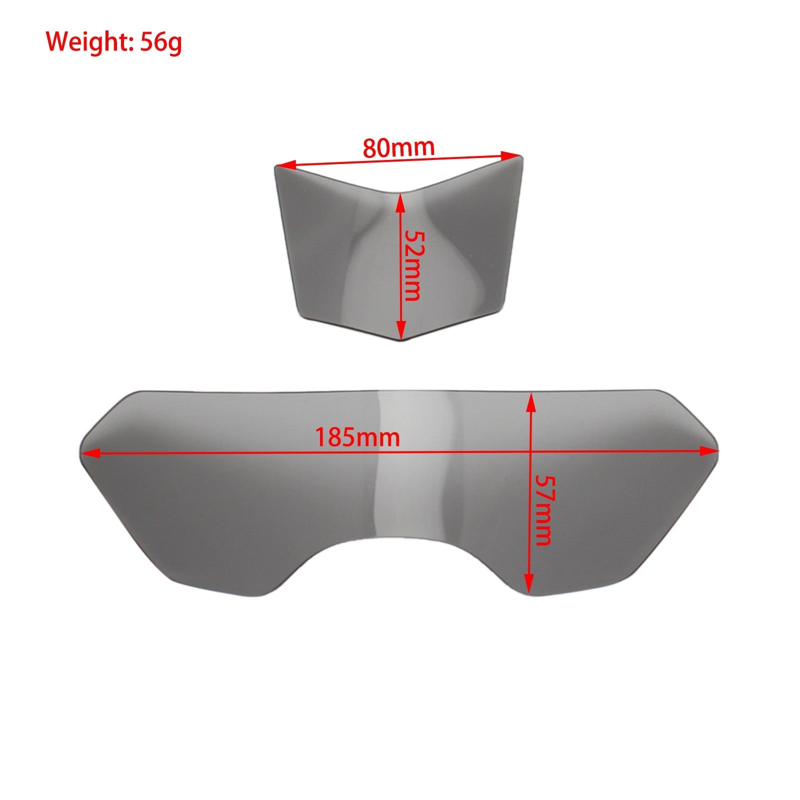 Yamaha MT-15 M-Slaz M Slaz 16-18 Generic Smoke Front Lighthouse -linssin suojaaminen