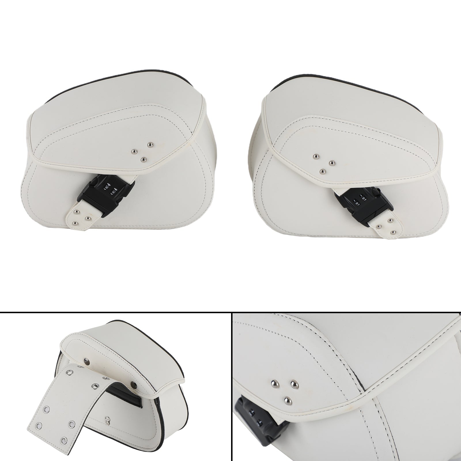 1 paire de sacoches de selle rétro pour vélo électrique de moto Sacoche latérale sac à outils générique