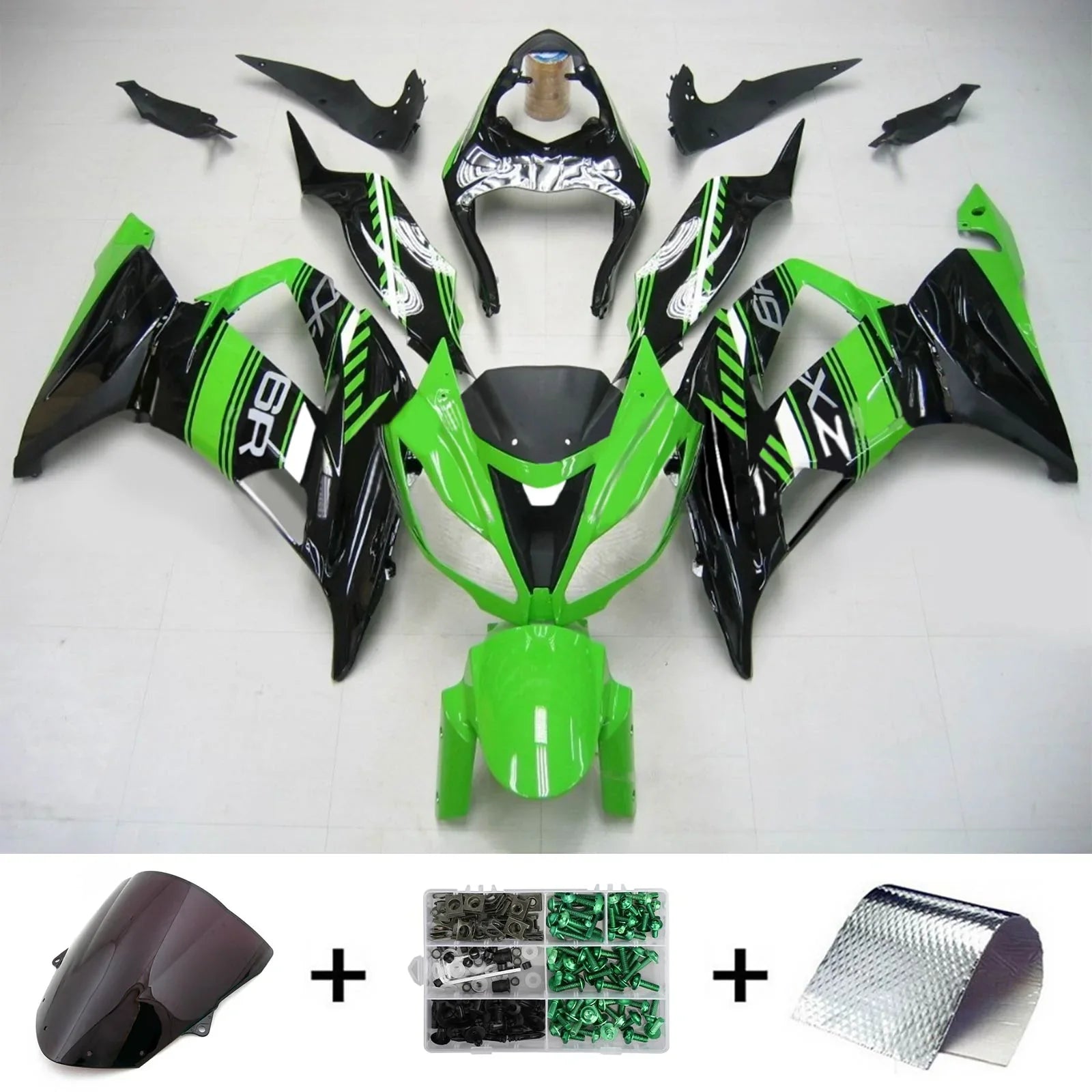 Amotopart kuipset voor Kawasaki ZX6R 636 2013-2018 Generiek