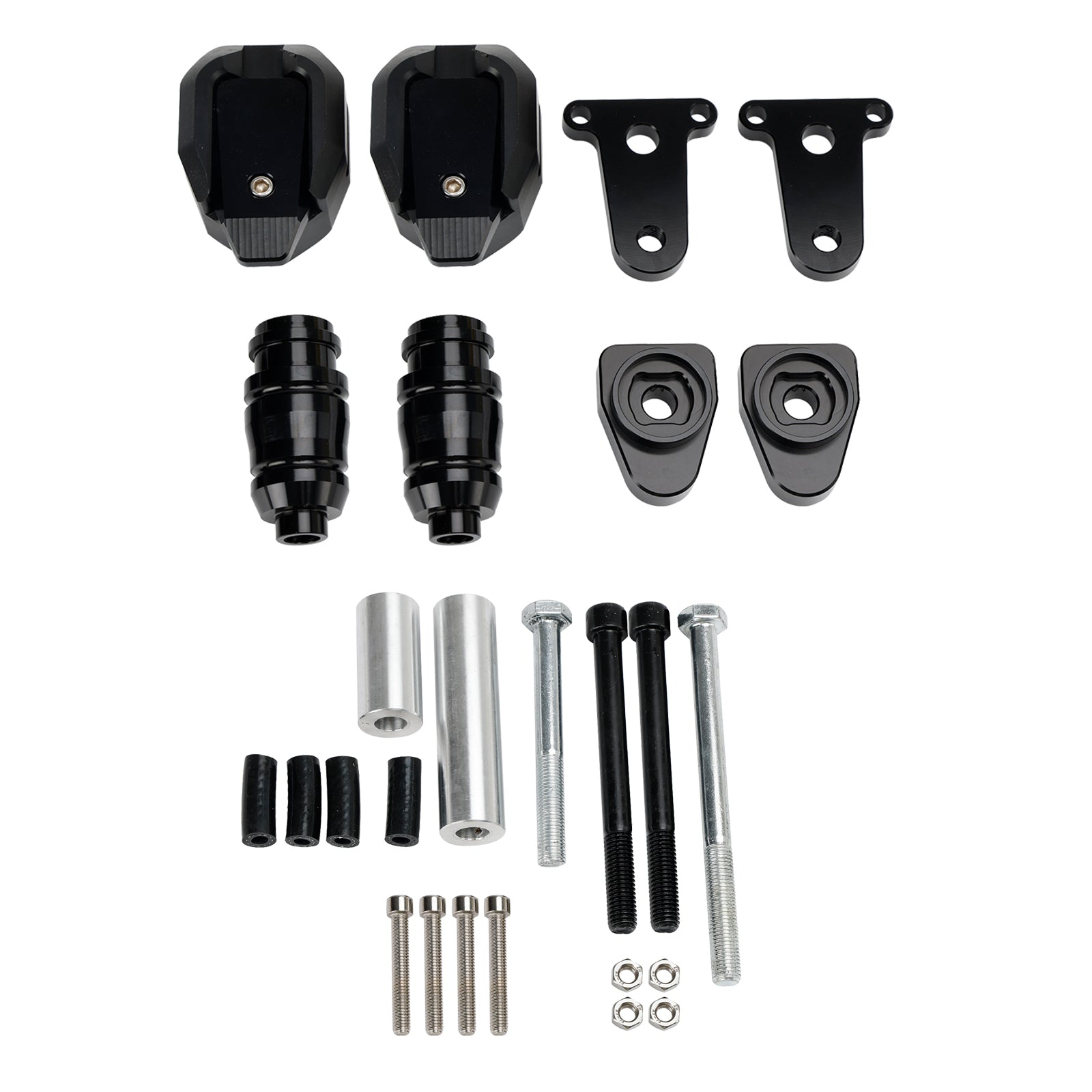 Kawasaki Ninja 400 Z400 2018-2023 Slider protezione bobina alluminio nero