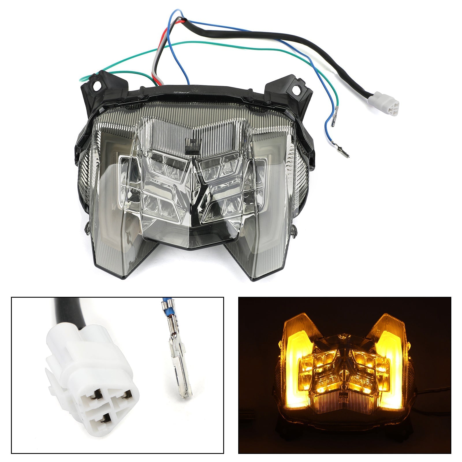 Feu arrière LED clignotants de frein arrière pour YAMAHA MT-09 FZ-09 2017-2019 générique