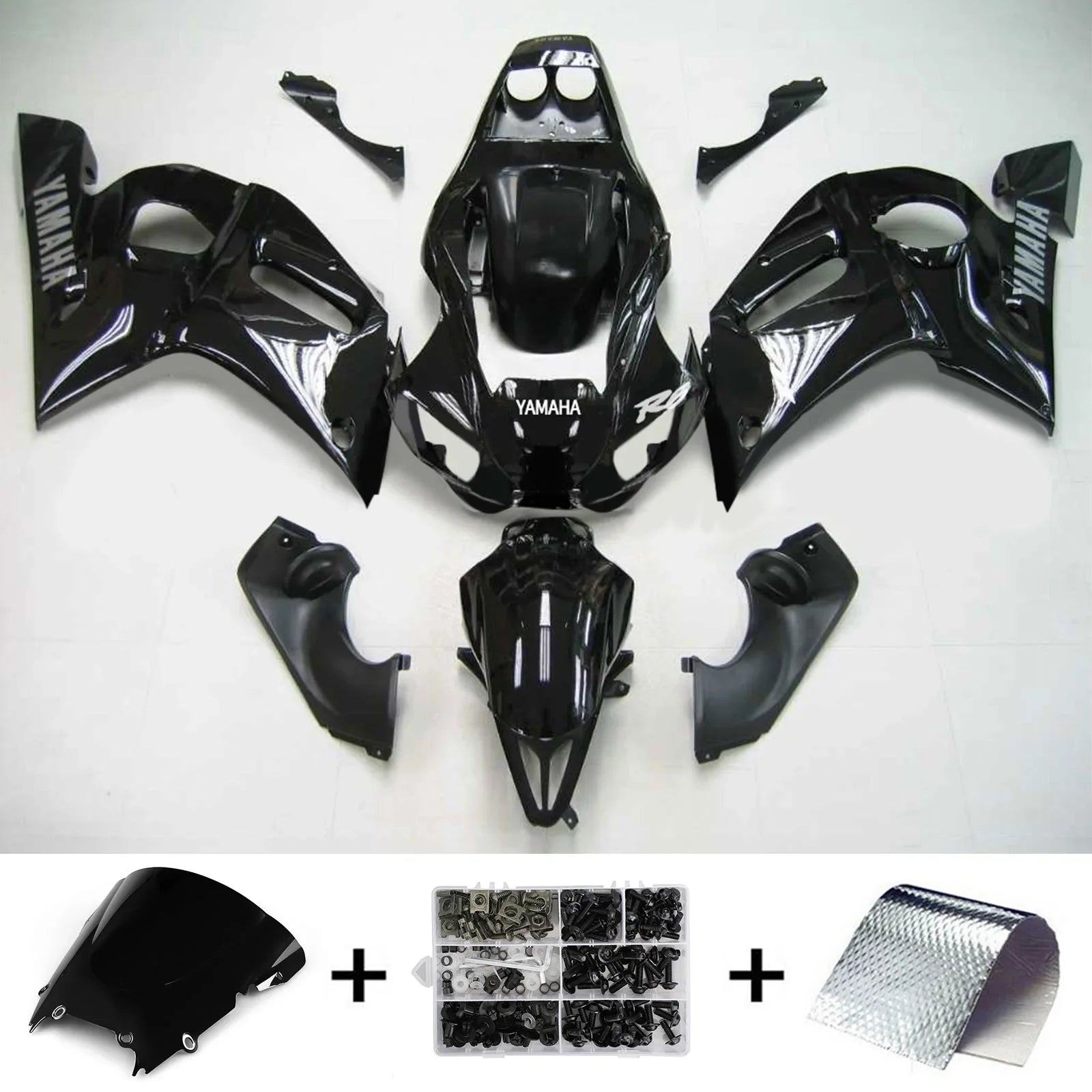 Kit de carenado Amotopart para Yamaha YZF 600 R6 1998-2002 Genérico