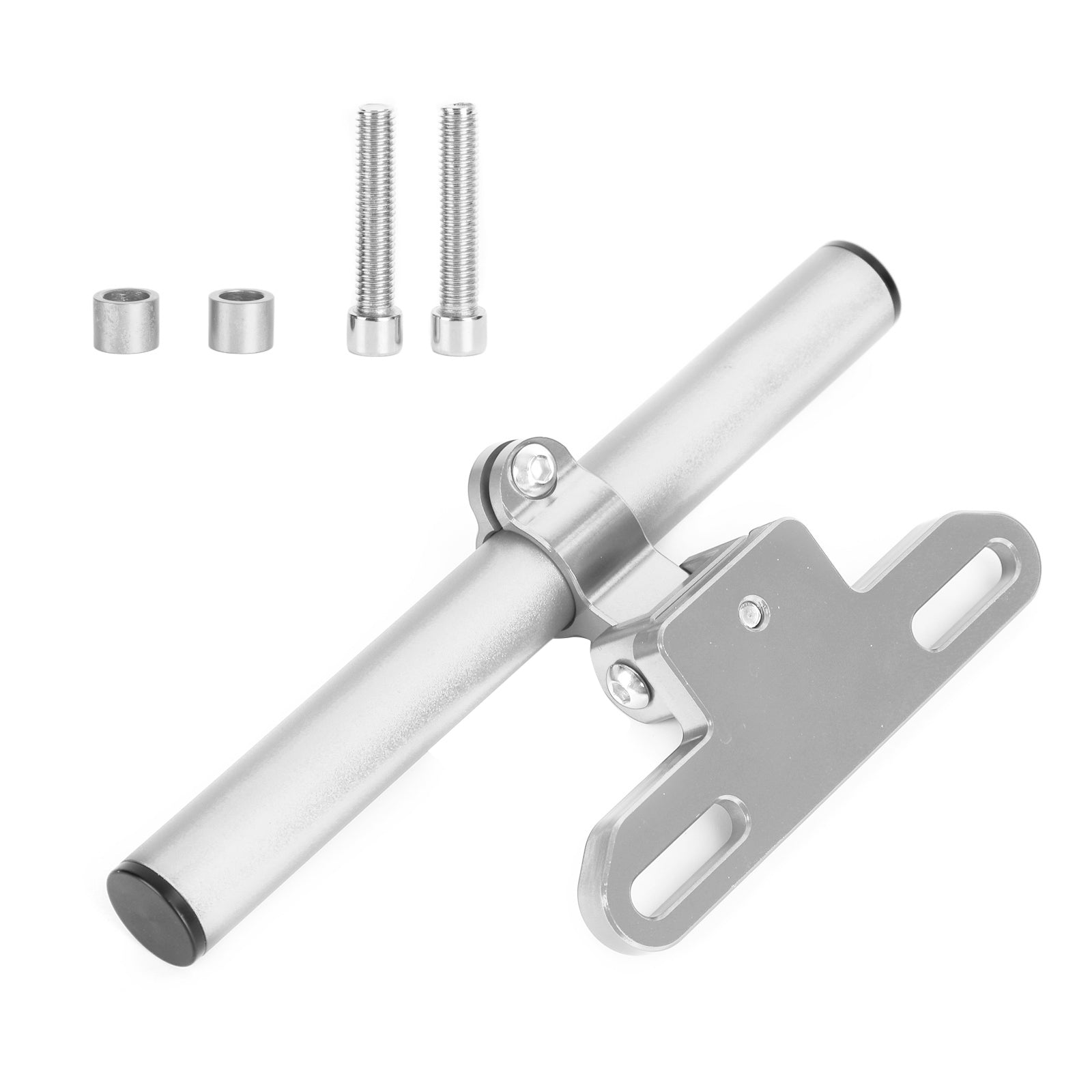 Medium nawigacyjne dla wsparcia wsparcia telefonicznego 22 mm dla motocyklowych motocyklowych srebrnych