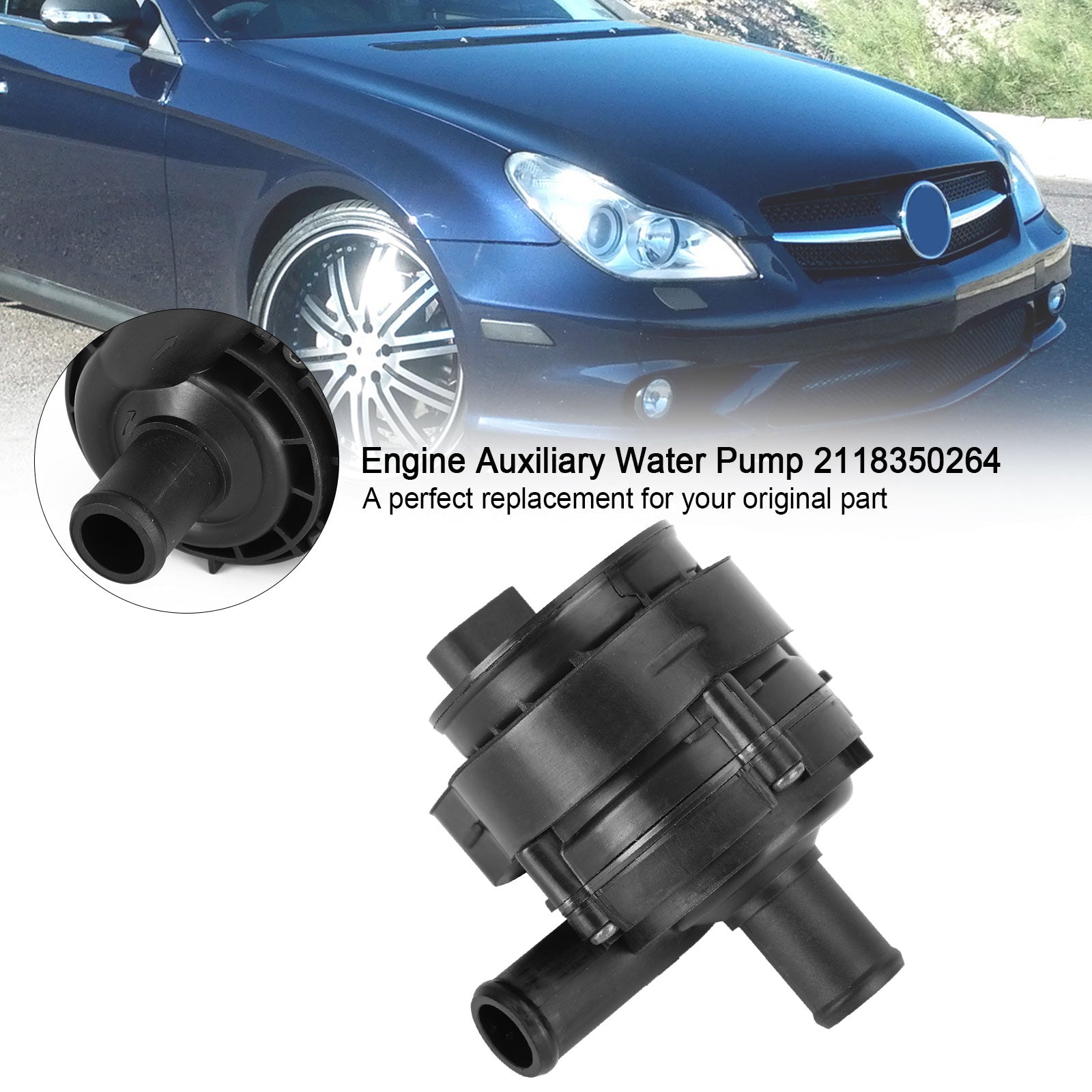 Moottorin apuvesipumppu Mercedes-Benziin W164 W211 W461 W906 2118350264 yleinen