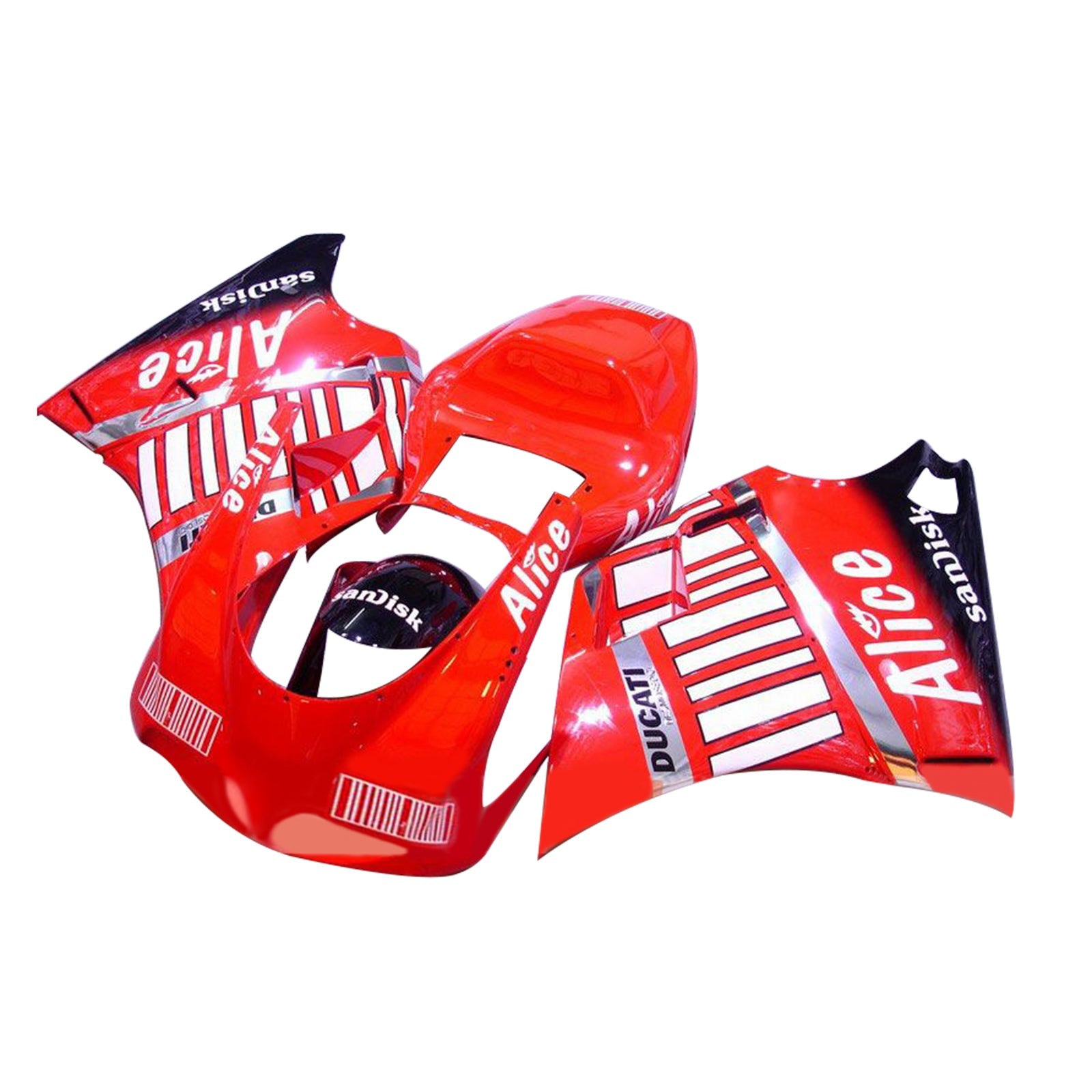 Amotopart Ducati 996 748 1996-2002 Zestaw nadwozia ABS Fairing