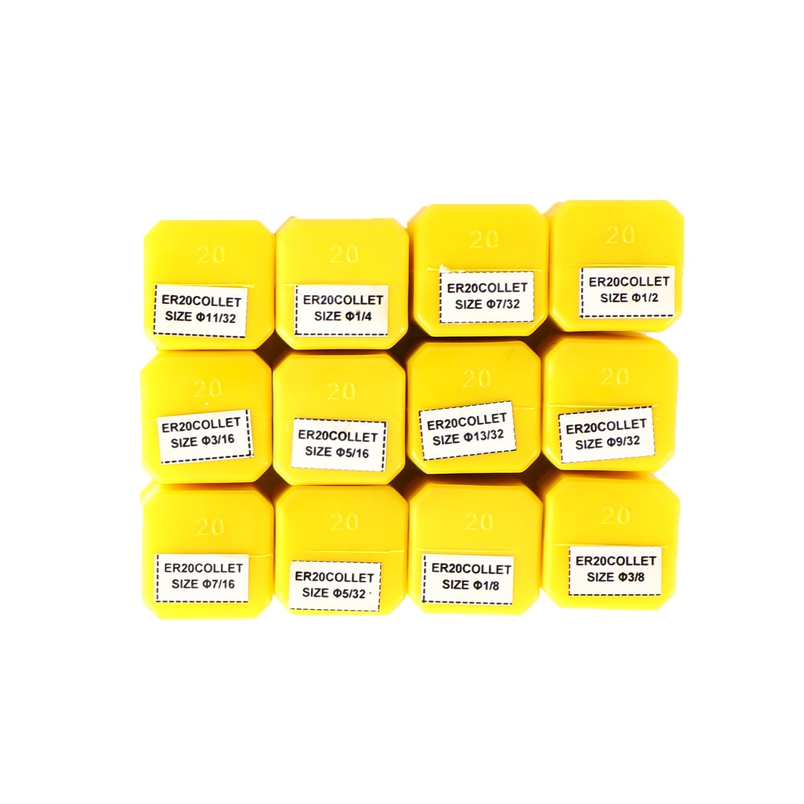 Pinquias de primavera ER20 Juego para la máquina de grabado de la torre de fresado CNC