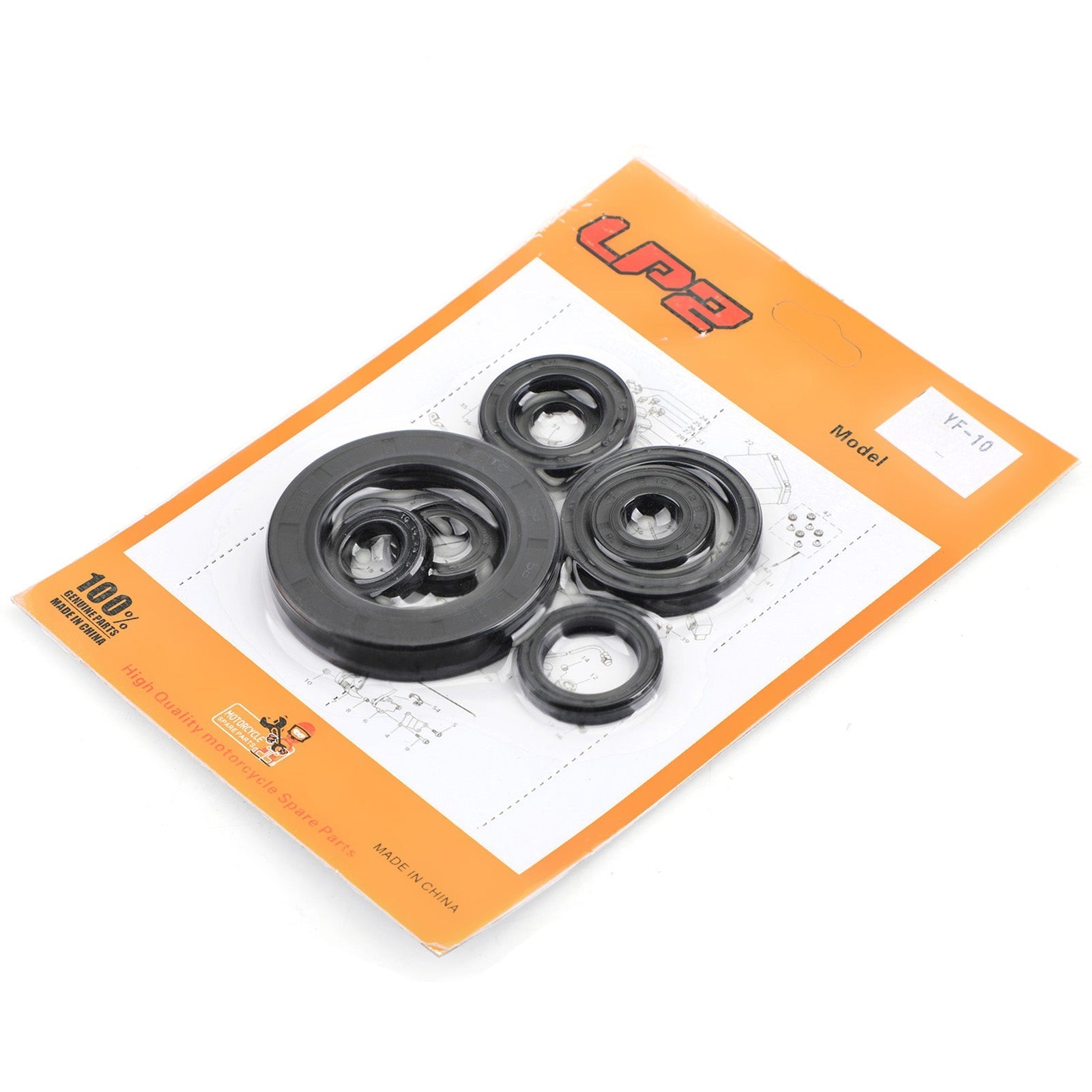 Kit completo paraolio motore - 8 pezzi per Honda CR250R 88-91 CR500R 89-01 CR-250R generico