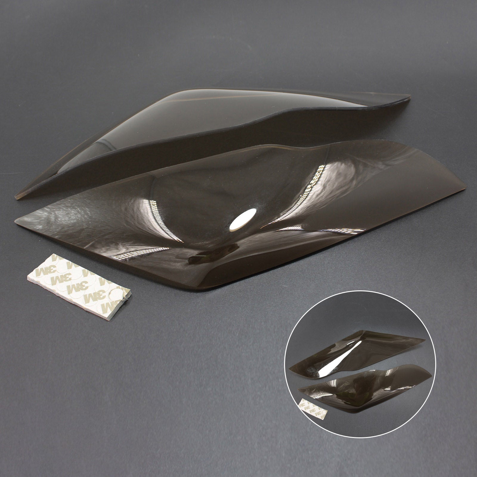 Ochrona przednich obiektywu latarni morskiej dla Kawasaki ZX-10R ZX 10R 2011-2015 Generyczny dym