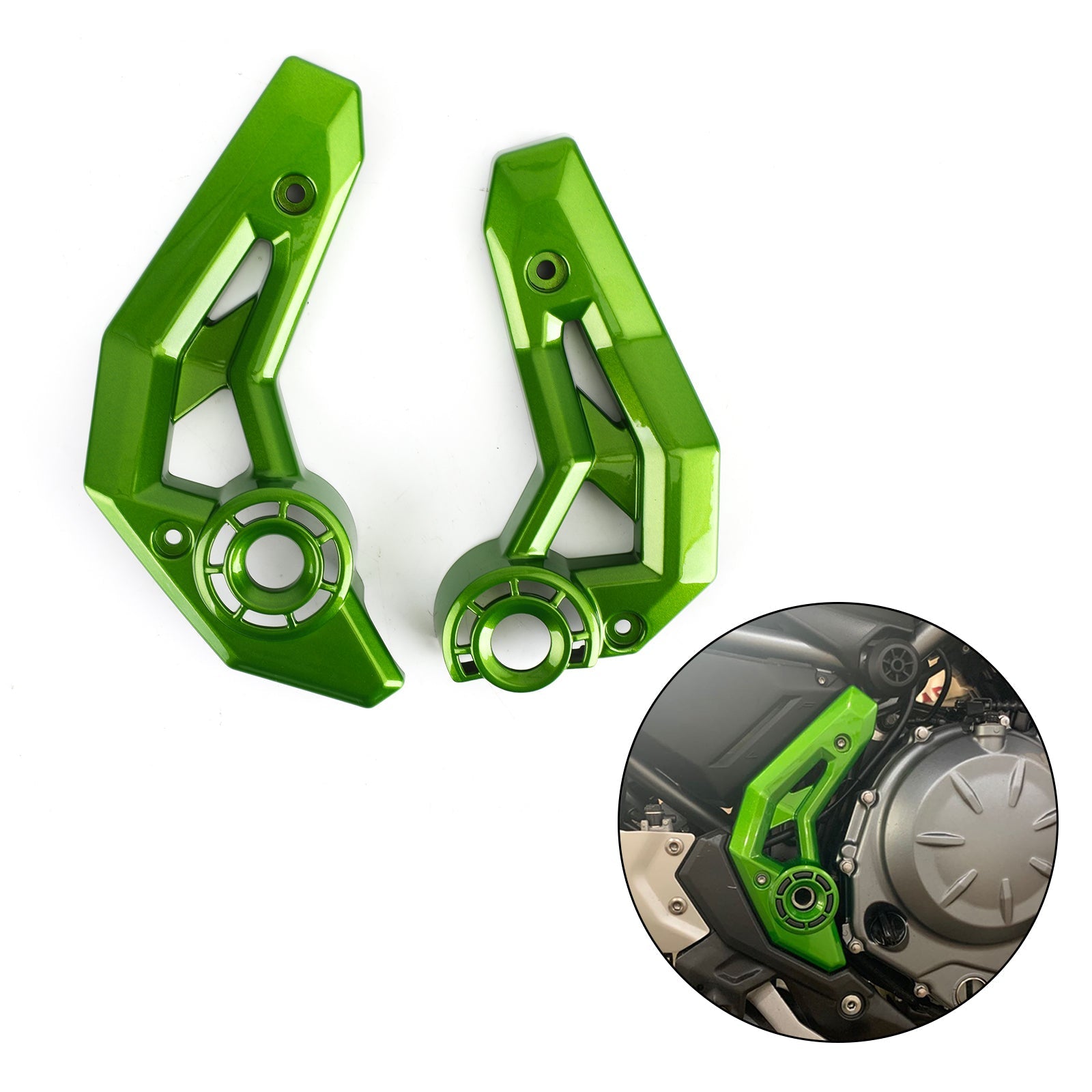 Carénage de protection latérale de cadre de moto pour Kawasaki Z650 Ninja 650 2017-2020 générique